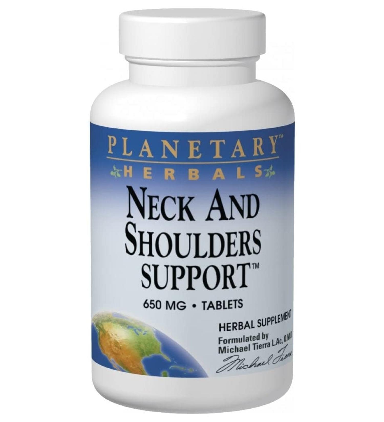 Planetary Herbals Neck and Shoulders Support 120 Tablets
