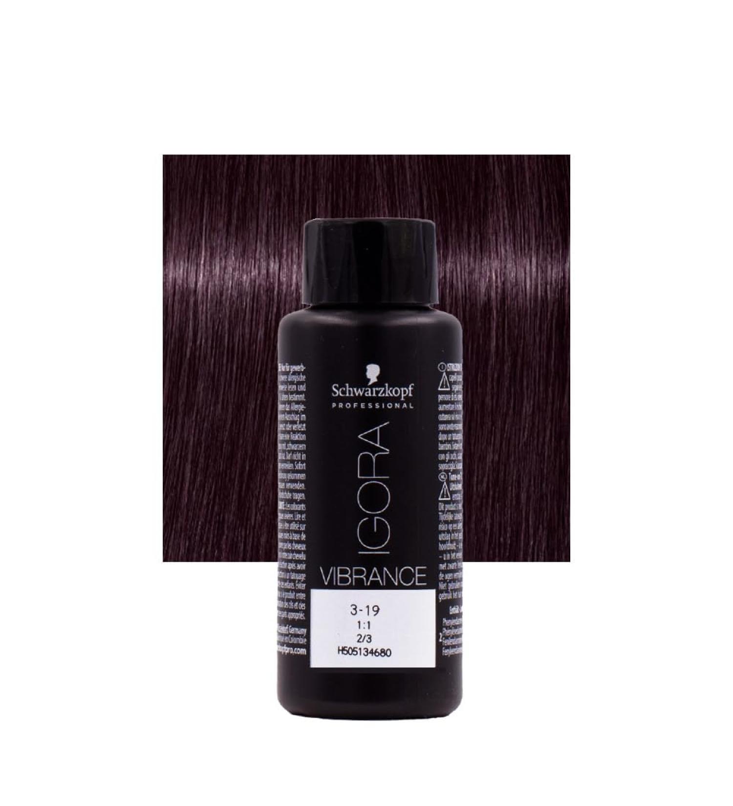 Schwarzkopf Igora Vibrance 3-19 Dark Brown Cendr Violet 3-19 Dark Brown Cendr Violet 1 piece (1 pack)