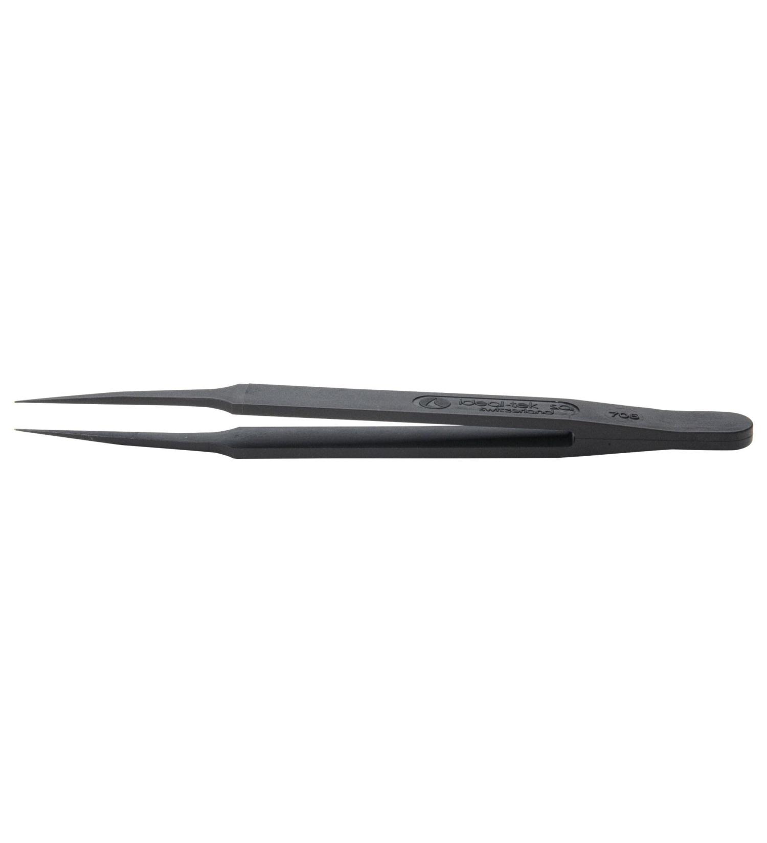 705.SV Tweezers straight/pointed 115 mm tweezers and replacement tips 1 piece