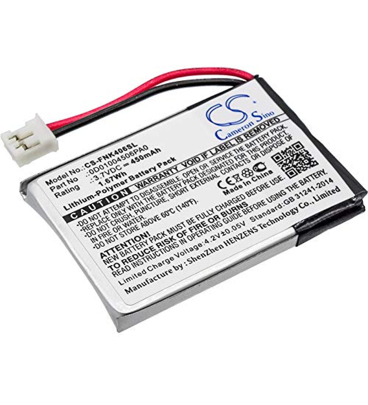 Buy Replacement Battery for Franklin EST-4016 0D01004506PA0 (450mAh) Li-Polymer - International Shipping Available - Buy Online on GoSupps.com