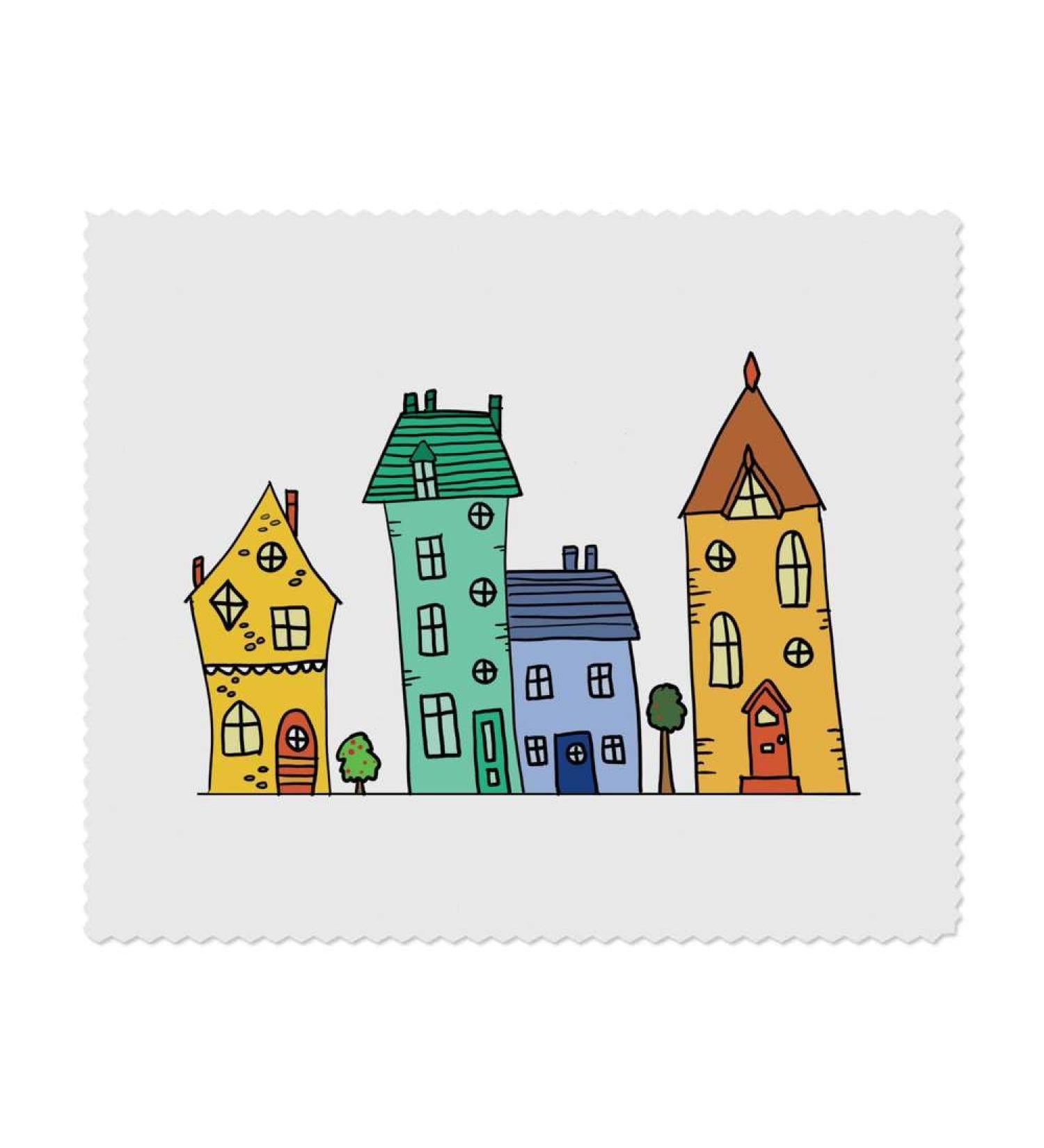 Buy 2 x 'Rij Huizen' Microfiber Lens/Eyeglass Cleaning Cloths - Premium Quality Perfect for Glasses & Screens - Fast International Shipping - Buy Online on GoSupps.com