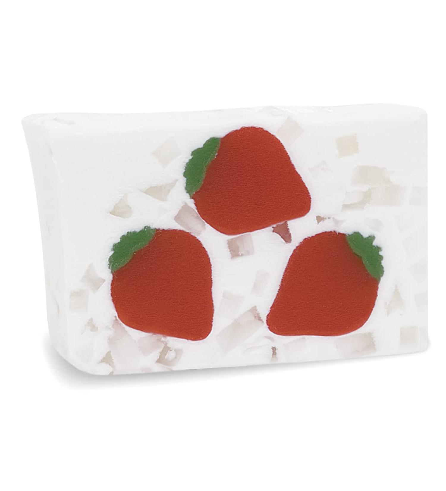 Primal Elements Glycerin Bar Soap for All Skin Types | Vegan Gluten-Free Paraben-Free | Strawberries Scented | International Shipping Available - Buy Online on GoSupps.com