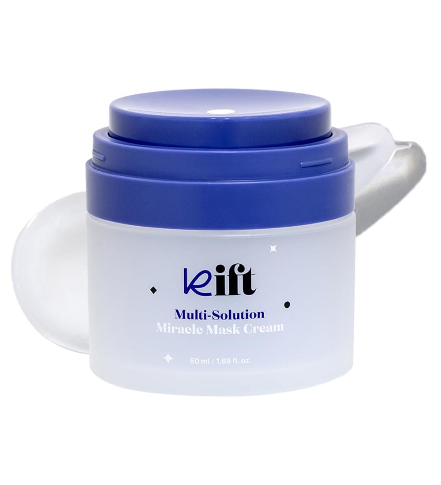 kift Multi-Solution Miracle Cream, All-in-One Moisturizer & Overnight Mask for Deep Hydration, Soothing Sensitive Skin, Pudding-Like Texture, Fragrance-Free, 1.69 fl oz - Buy Online on GoSupps.com