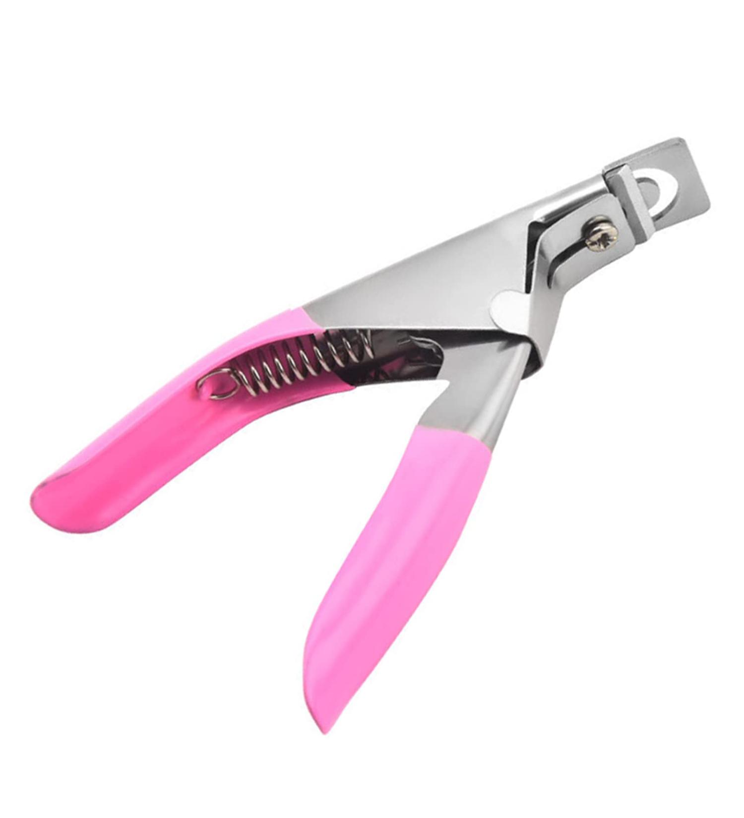 Tingdongwei Nail Clippers - Stainless Steel Tip Cutter for Artificial & False Nails (Pink) | Perfect Manicure Tool - Buy Online on GoSupps.com