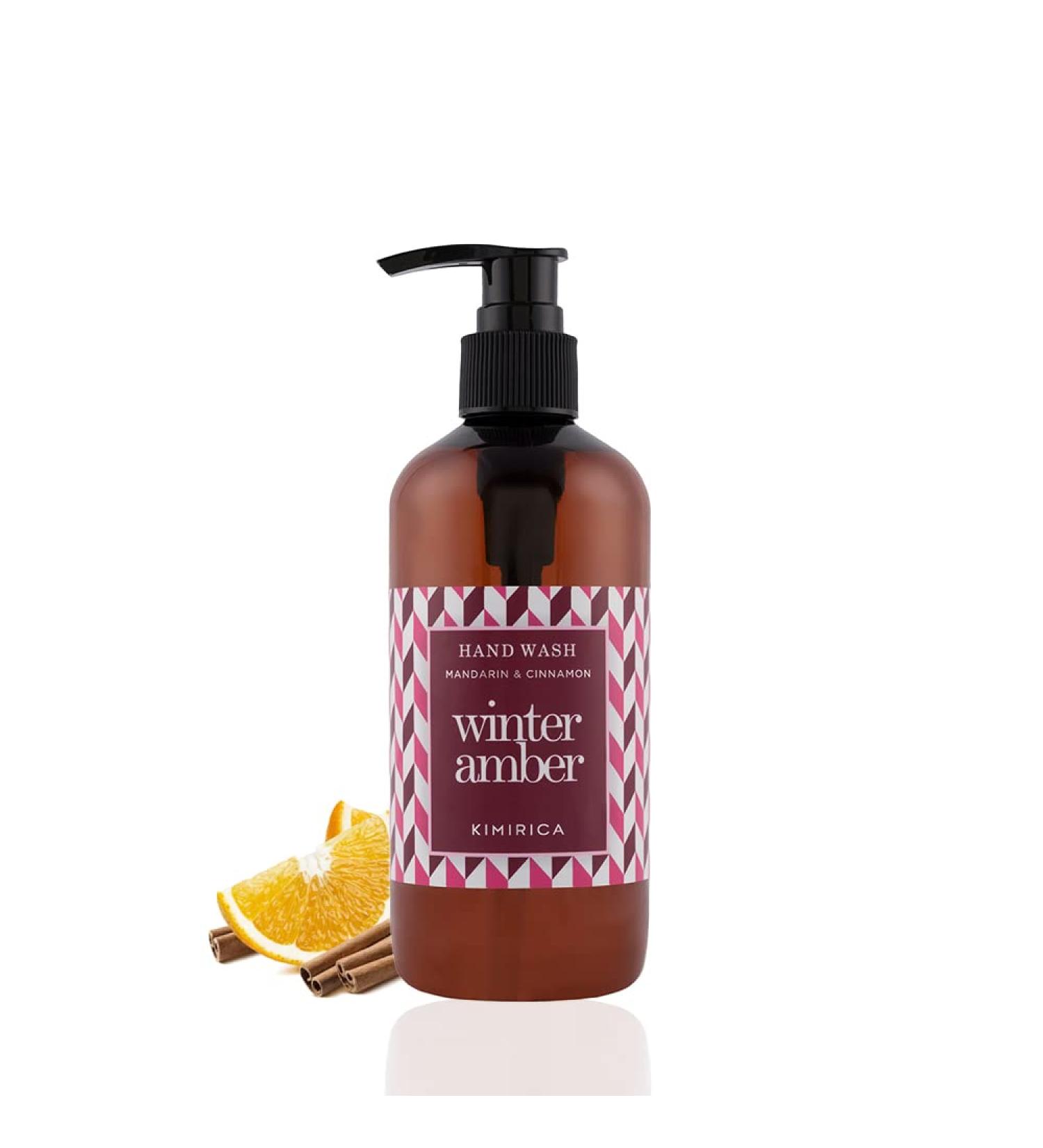 Buy Winter Amber Mandarin & Cinnamon Hand Wash | 100% Vegan Paraben Free | 300ml - International Shipping - Buy Online on GoSupps.com