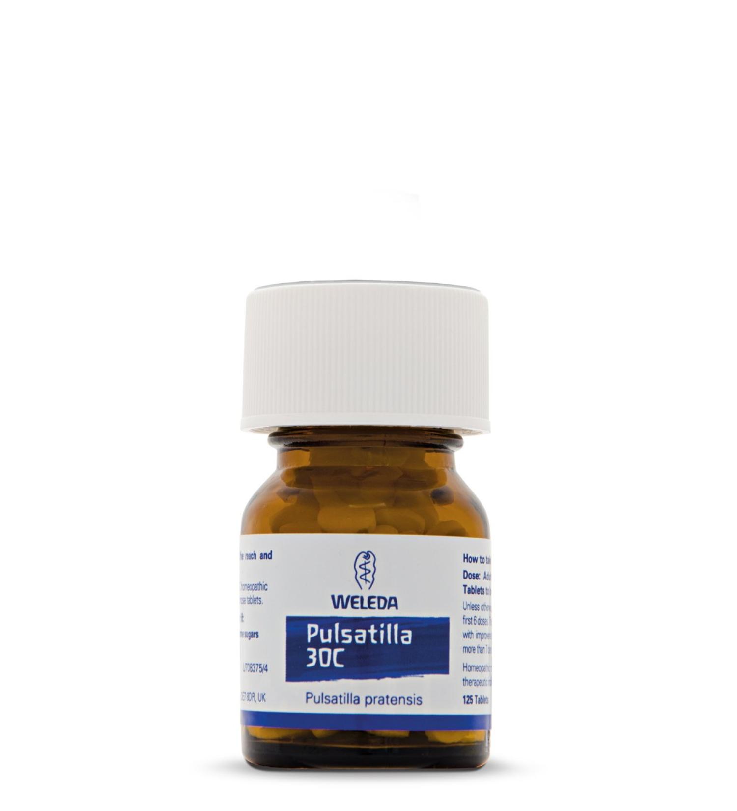 Weleda Pulsatilla 30C 125 Tablets 30g - Homeopathic Remedy for Natural Relief - Buy Online on GoSupps.com