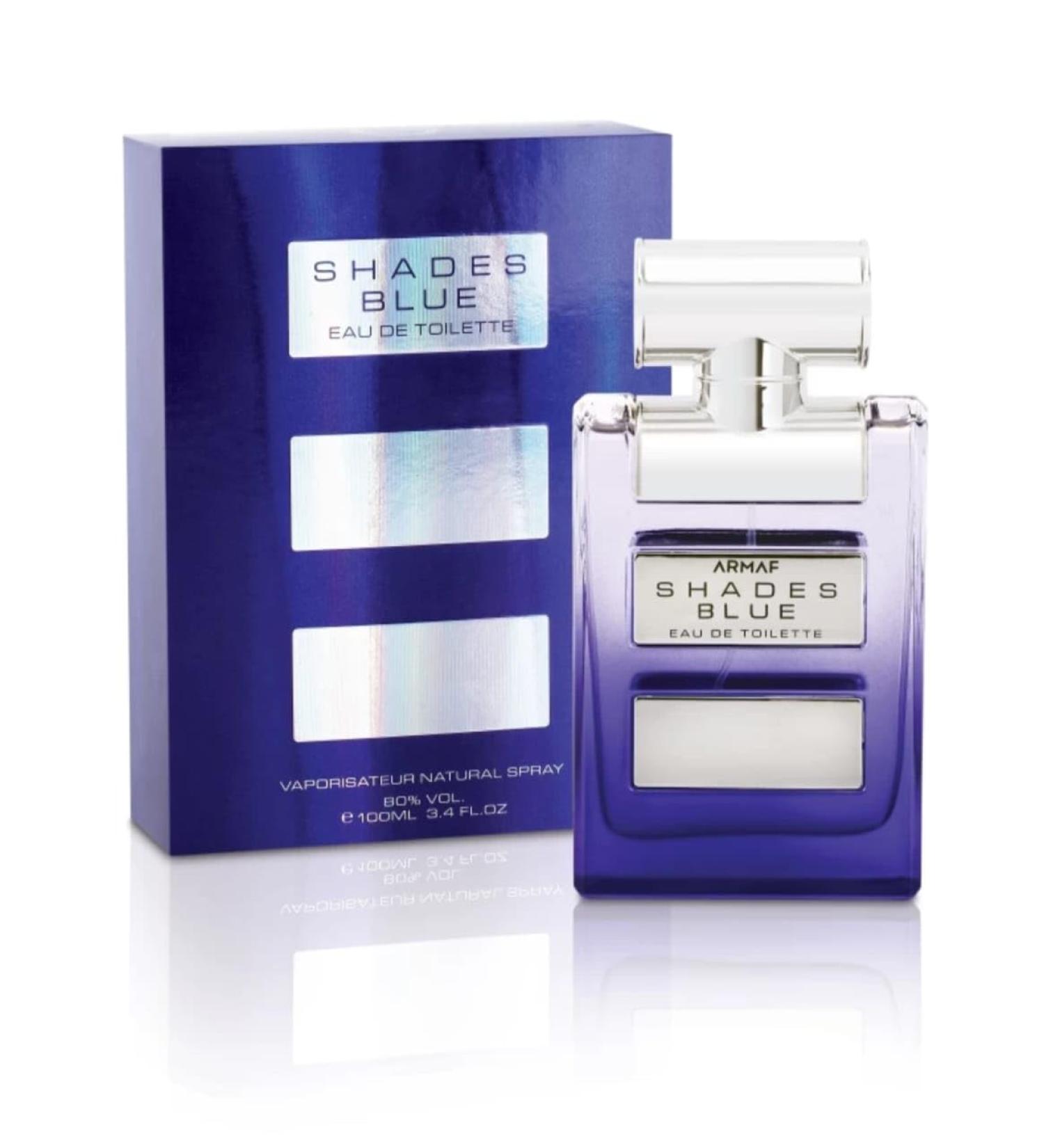Shades Blue Long Lasting Eau Da Parfum For Men and Women Unisex 100ML (3.4 floz) - Buy Online on GoSupps.com