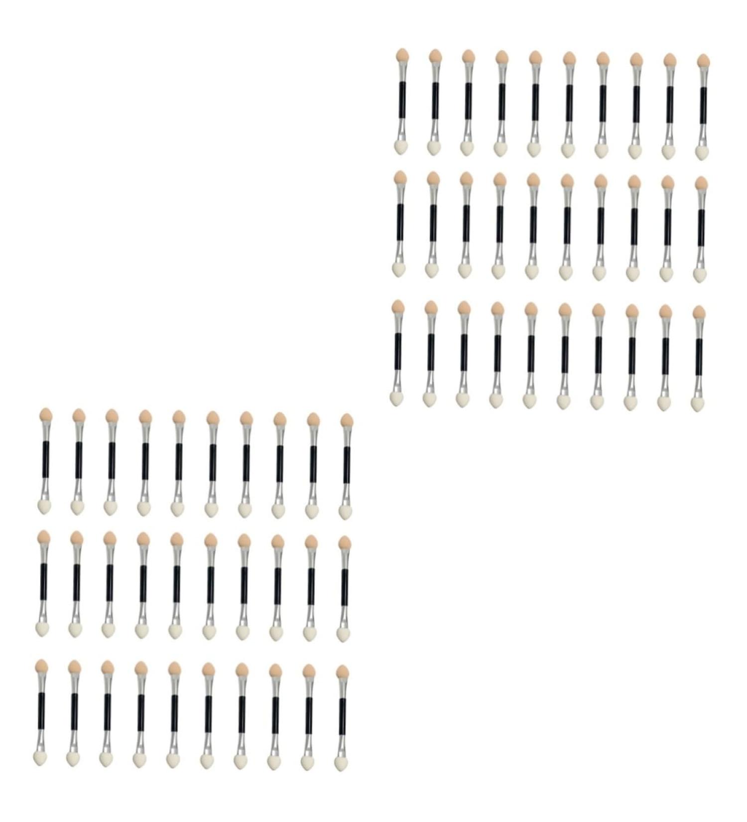 FOMIYES 100 Pcs Eye Makeup Eyeliner Brush Eye Shadow Applicator Makeup Tools Face Brush 7.5X0.5cmx2pcs As Shownx2pcs - Buy Online on GoSupps.com