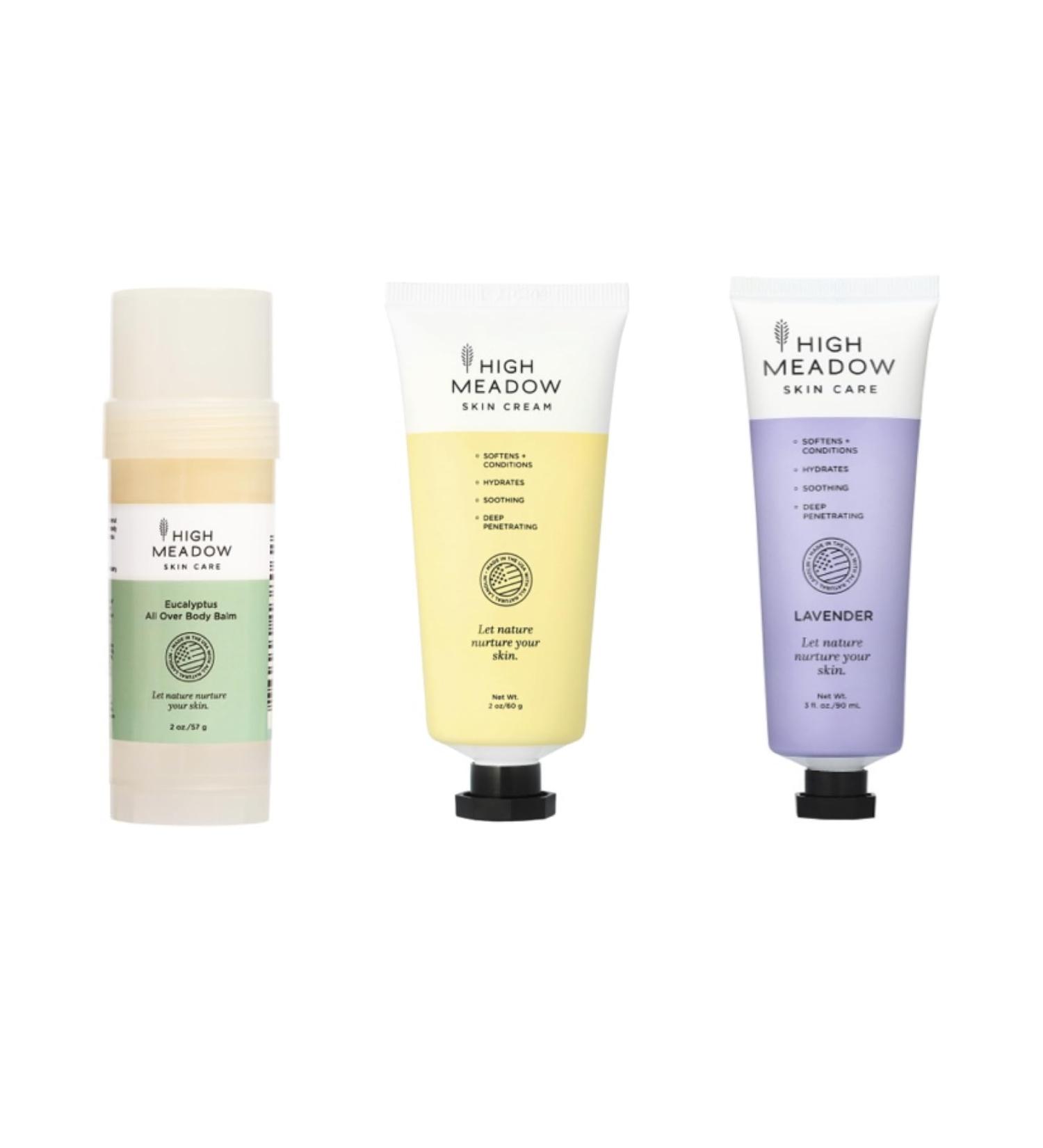 High Meadow Skin Care Bundle - All Over Body Stick (Unscented and Lavender) Skin Cream Set for Intensive Hydration Moisturizing and Repair - Great for Dry Skin. - Buy Online on GoSupps.com