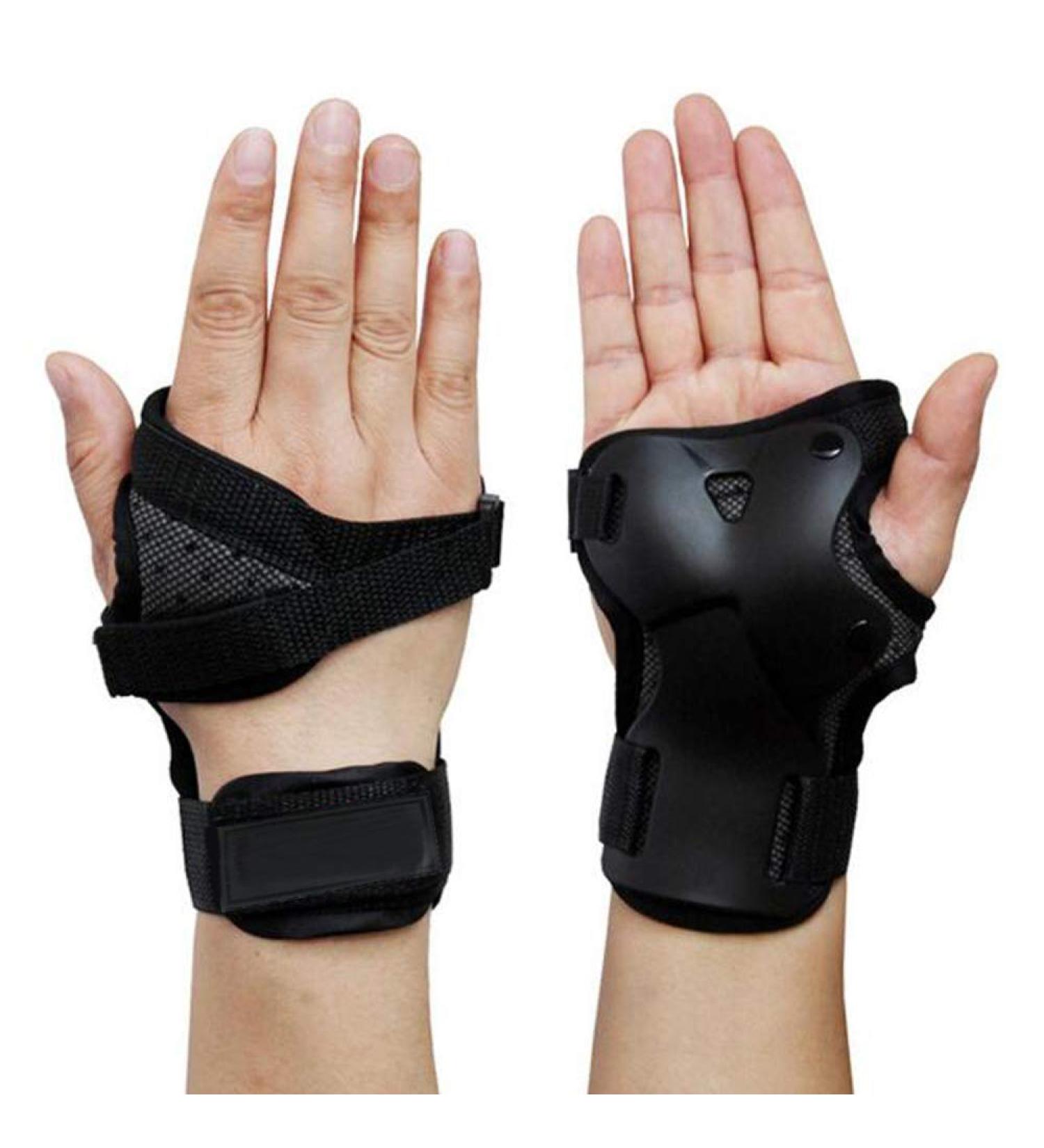 Yundxi Brace Wrist Support - Protective Impact Guards for Skating, Skateboard, Skiing, Motocross, Snowboard - Medium (1 Pair) - Buy Online on GoSupps.com