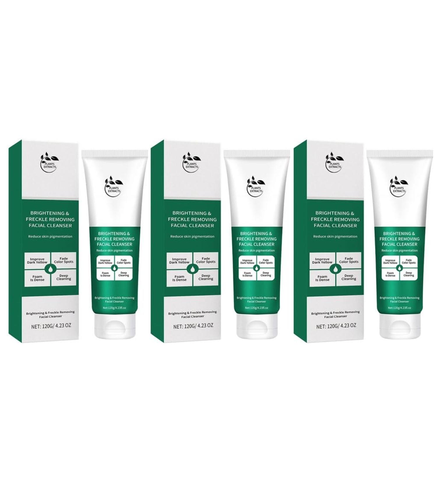 Nettoyant Visage claircissant - Nettoyage En Profondeur Hydratant Contr le Du S bum Et Pr vient L'acn Laisse La Peau Propre clatante Non Tiraillante(3PCS) - Buy Online on GoSupps.com