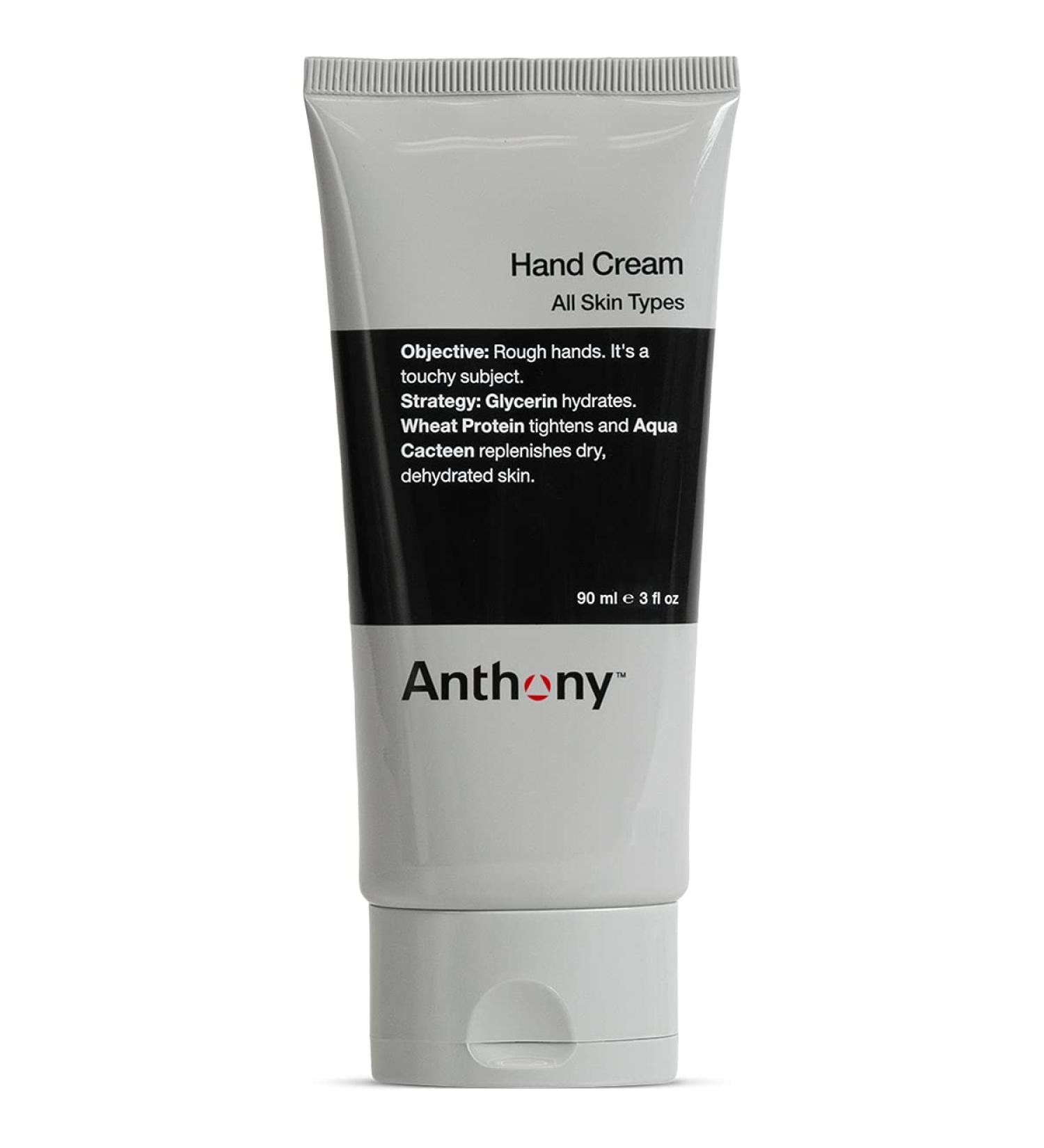 Anthony Hand Cream 3 Fl Oz | AHA's, Coconut Oil, Shea, Glycerin | Hydrating & Healing Formula for Dry, Chapped Hands - Buy Online on GoSupps.com