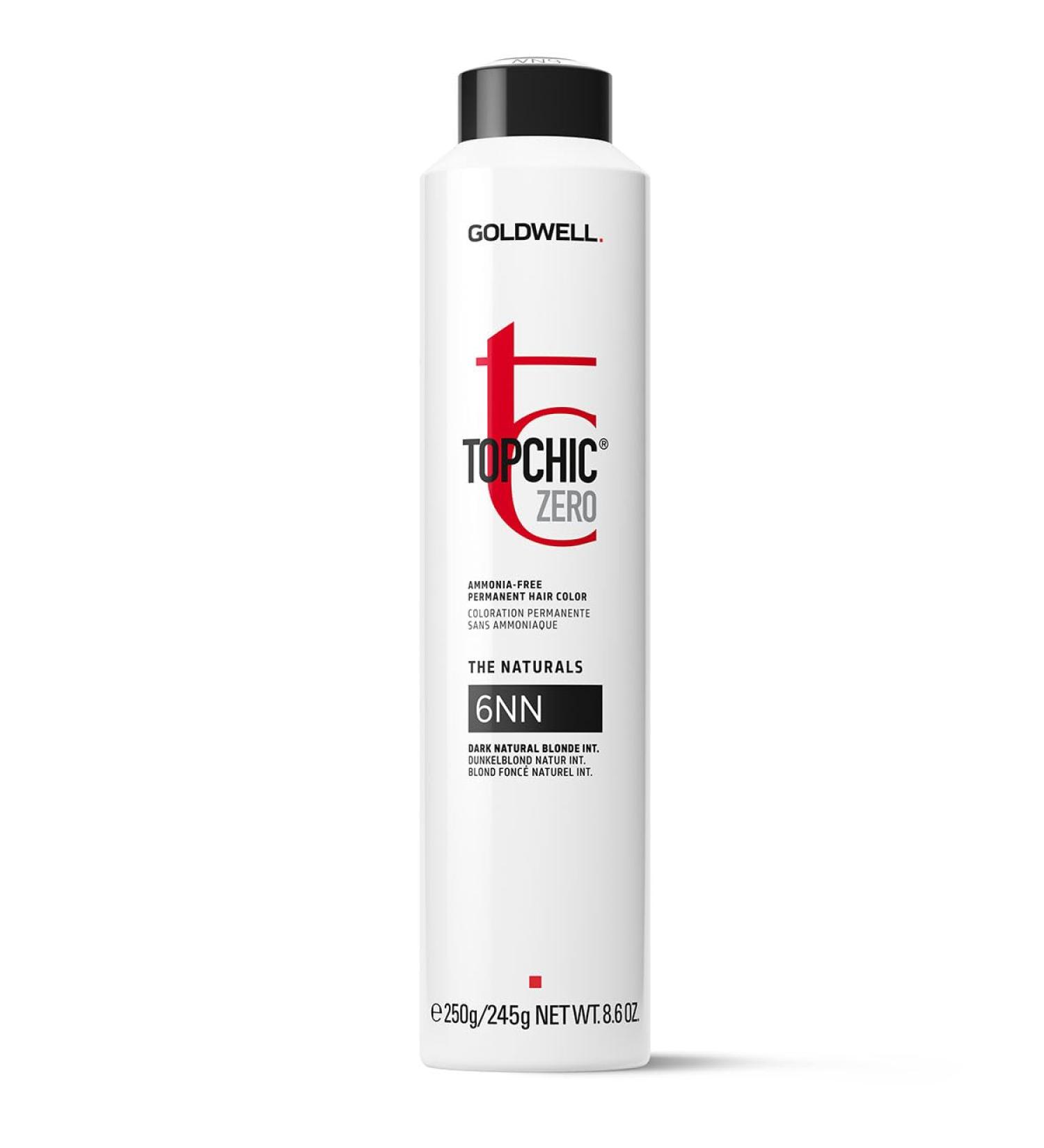 GOLDWELL Topchic Zero 6NN Dark Natural Blonde Intense Can 250ml - Buy Online on GoSupps.com