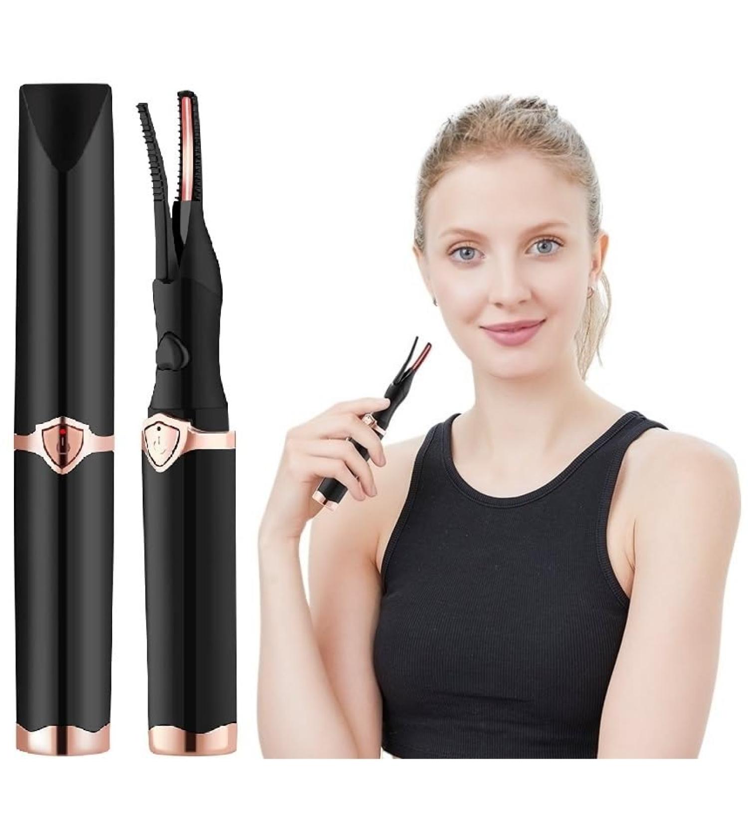 HEPYLAIFU eyelash curler 3 Heating Modes eyelash curlers with comb for Quick Makeup and Beauty Portable Eyelash Styling Tool (Color : B Size : M) M B - Buy Online on GoSupps.com
