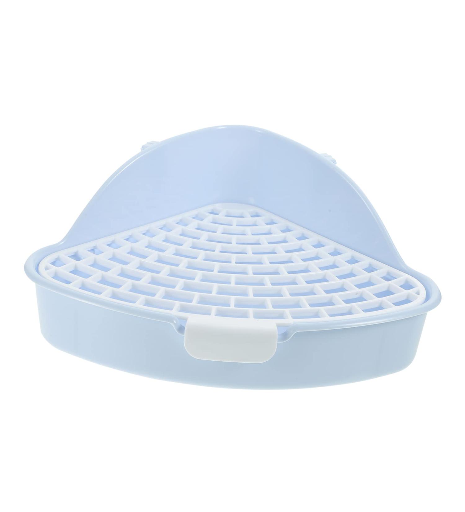 COSMEVIVI Box Rabbit Toilet Pet Training Corner Pet Supply Bunny Toilet Pet Pee Toilet Small Pet Toilet Rabbit Potty Pet Drawer Potty Pet Litter Tray Little Pig Pee Toilet Pet Potty 25X19X10CM Blue - Buy Online on GoSupps.com
