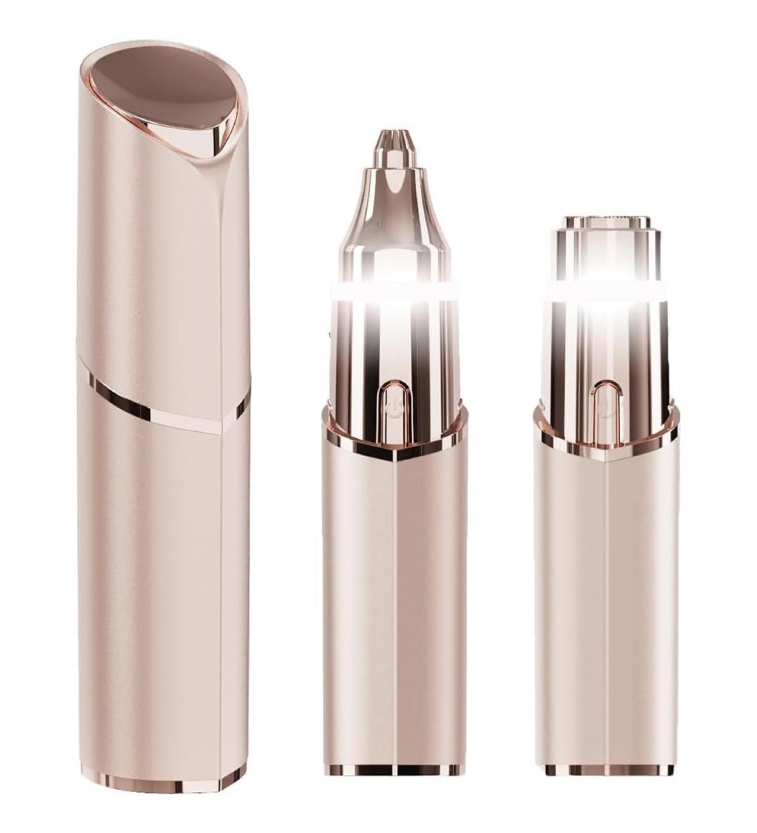 2025 New Female Lipstick Painless Electric Hair Remover - Essential Autumn & Winter Beauty Tool (Champagne Gold) - Shop Internationally - Buy Online on GoSupps.com