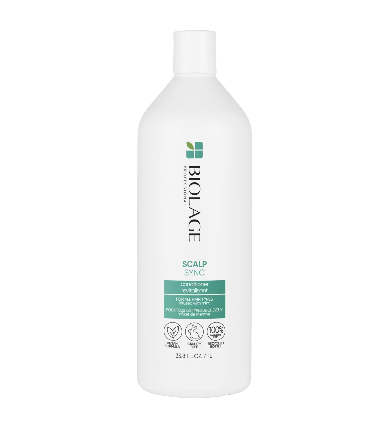 Biolage Scalp Sync Conditioner 33.80 Fl Oz - Nourishing & Soothing | Paraben Free | Vegan | For All Hair Types | Cruelty Free - Buy Online on GoSupps.com