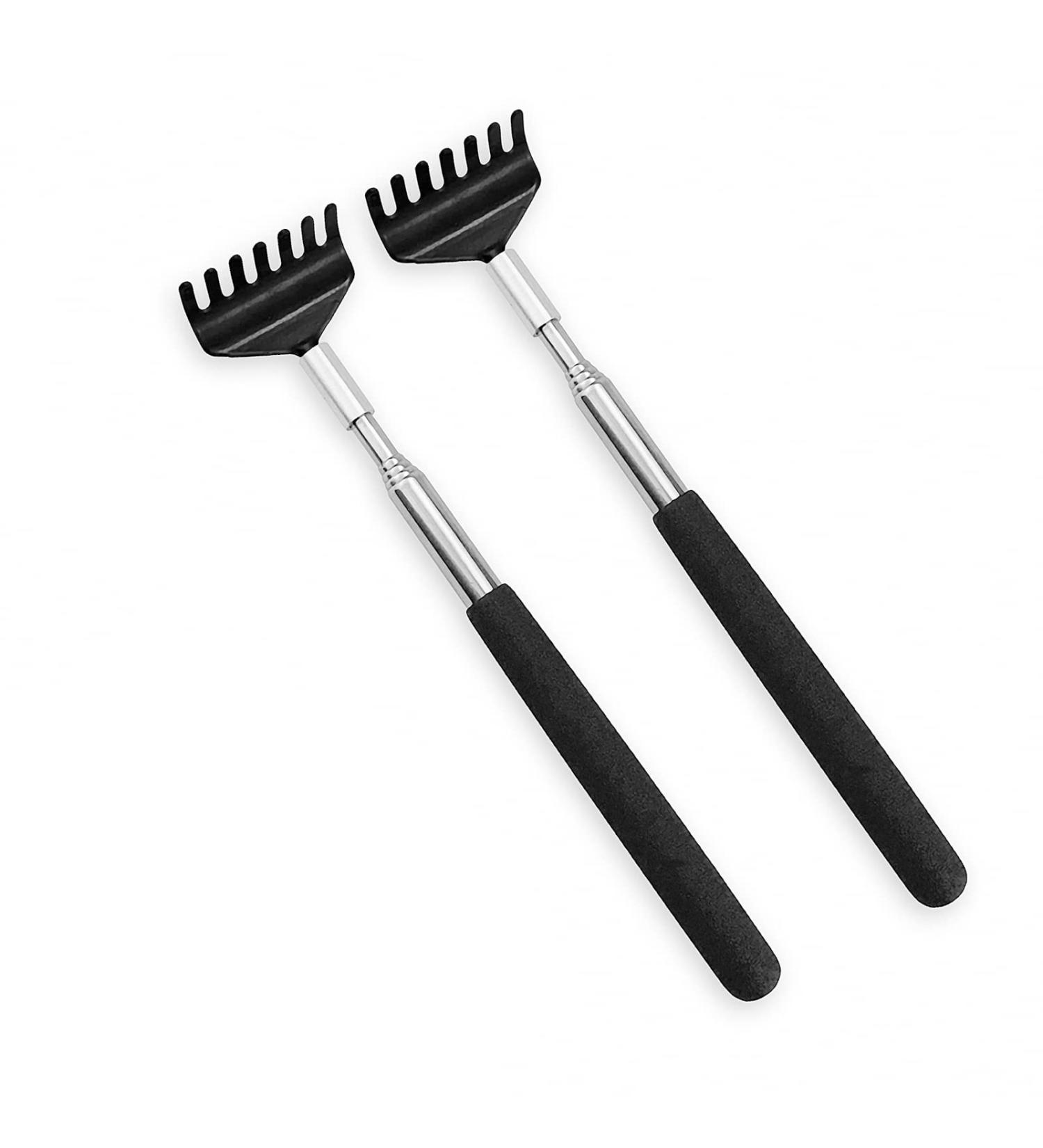 High-Quality Telescopic Back Scratcher - Extendable 68 cm Reach for Head & Back - Black - Buy Online on GoSupps.com