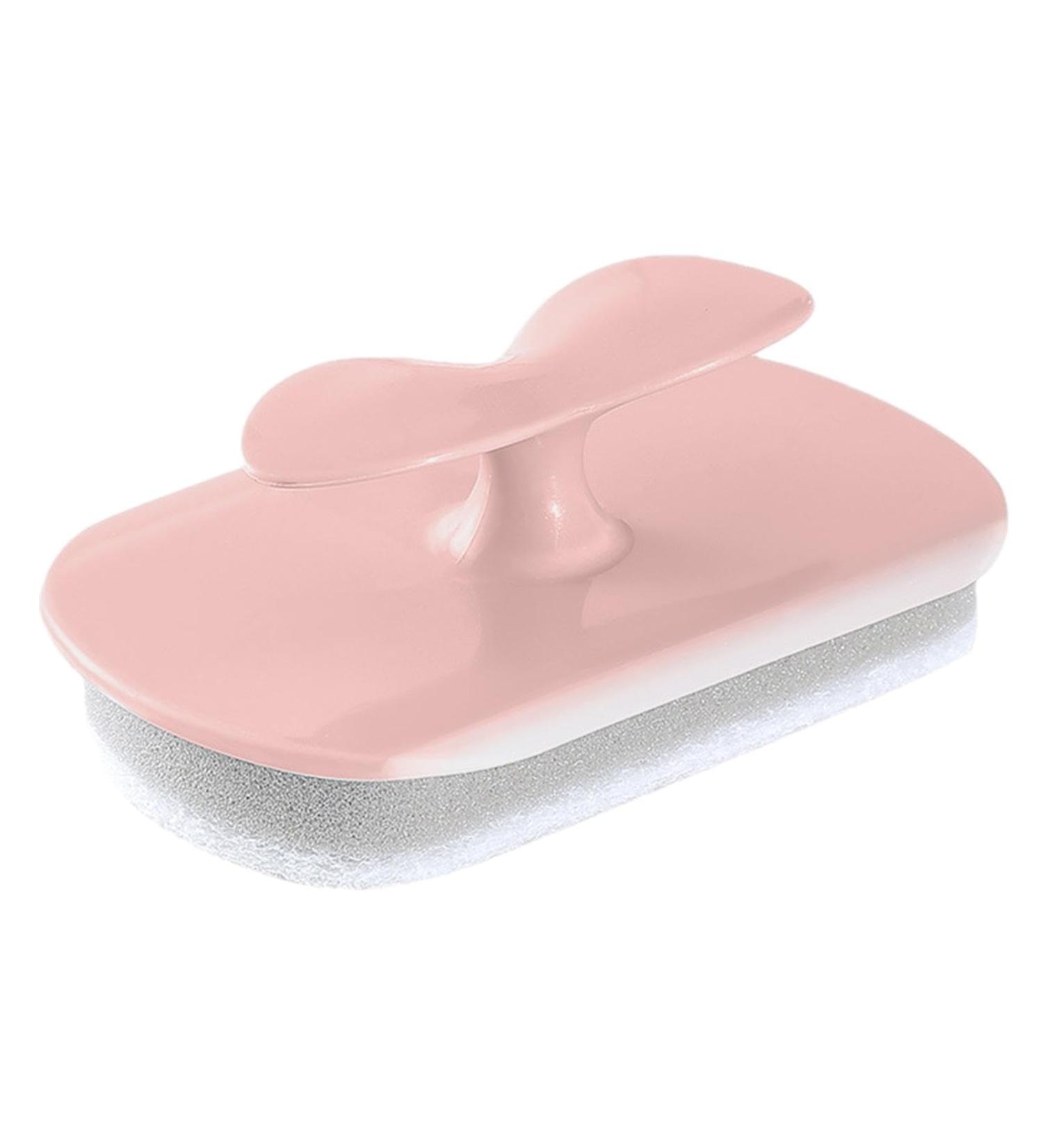 Glass Squeegee Brush - Absorbent Sponge Cleaning Squeegee Brush - Improves Cleaning Efficiency Ergonomic Handle Brush for Tiled Walls Bathroom Glass Pink - Buy Online on GoSupps.com