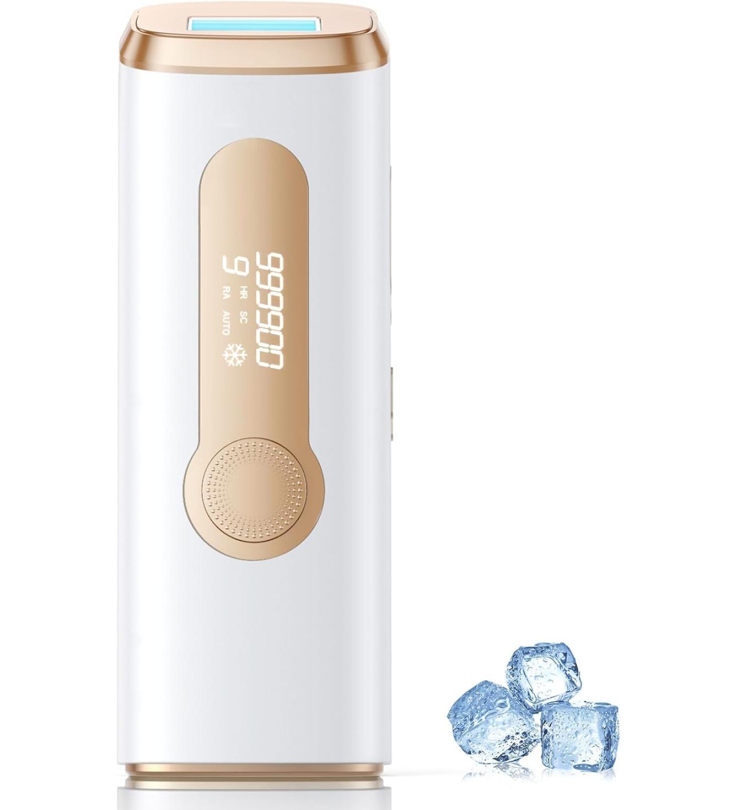 LYSMOSKI Laser Hair Removal Device - 3-in-1 IPL System for Women & Men with Cooling - Permanent Hair Removal for Face Legs Arms & Body - 9 Energy Levels - Buy Online on GoSupps.com