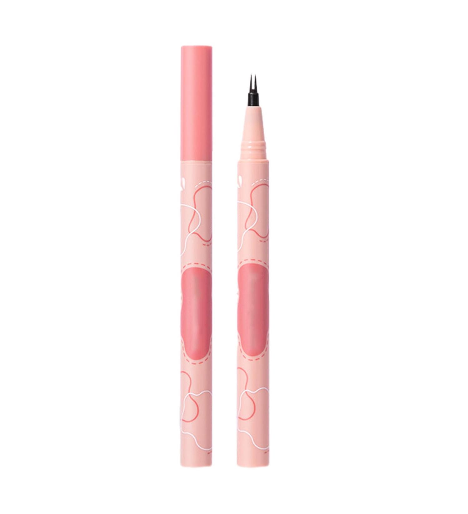 Brow Pencil 2 Fork Tip Liquid Eyebrow Sweatproof - Eye-Catching Brow Quick Dry Make up for Teens Outdoor 01# - Buy Online on GoSupps.com