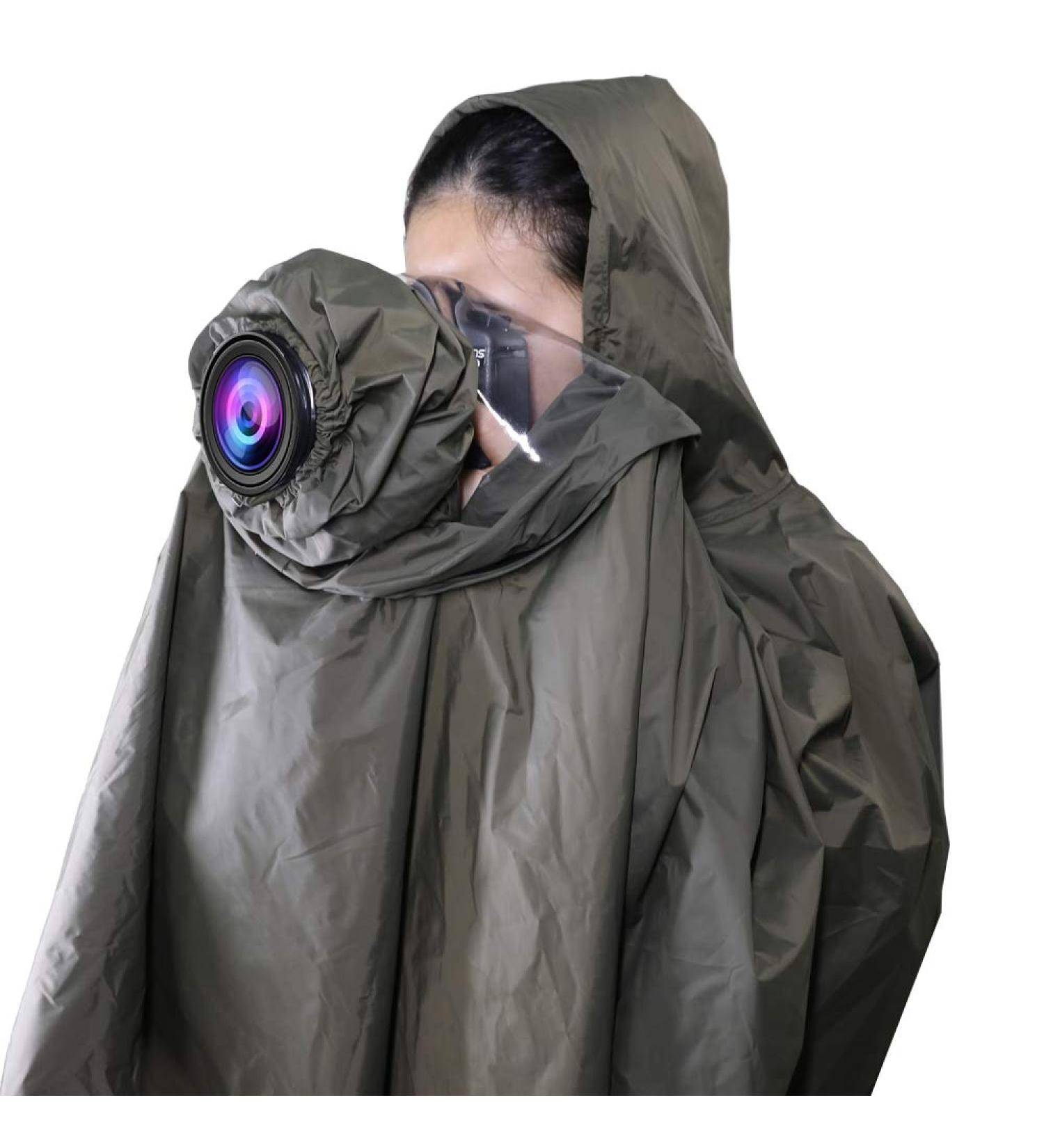 CamRebel Water-Resistant Rain Cover for Large DSLR Cameras with Standard or Long Lens - Buy Online on GoSupps.com