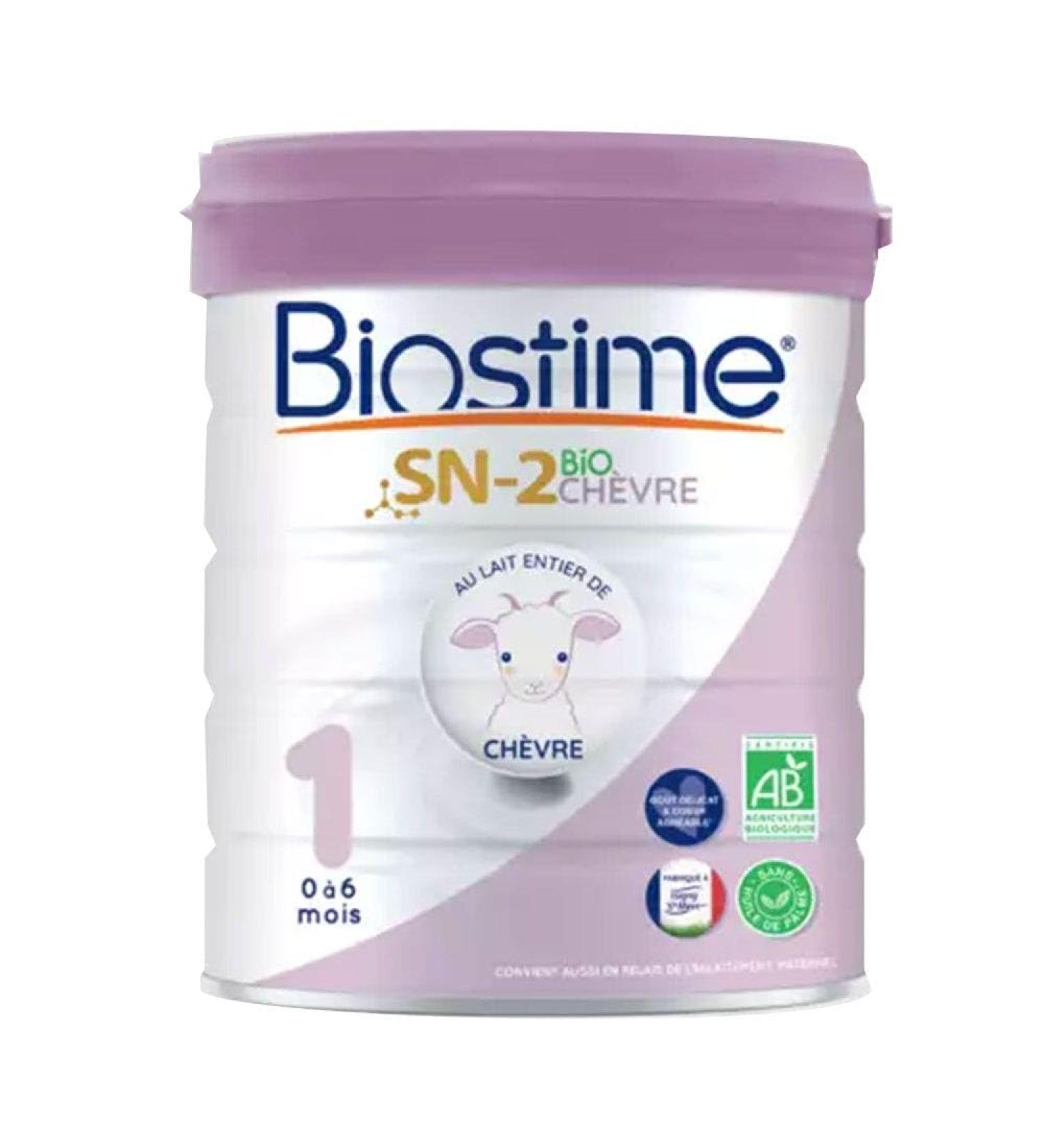 Biostime SN-2 Organic Baby Milk Powder Goat's Milk 1st Age 0 to 6 Months 800 g