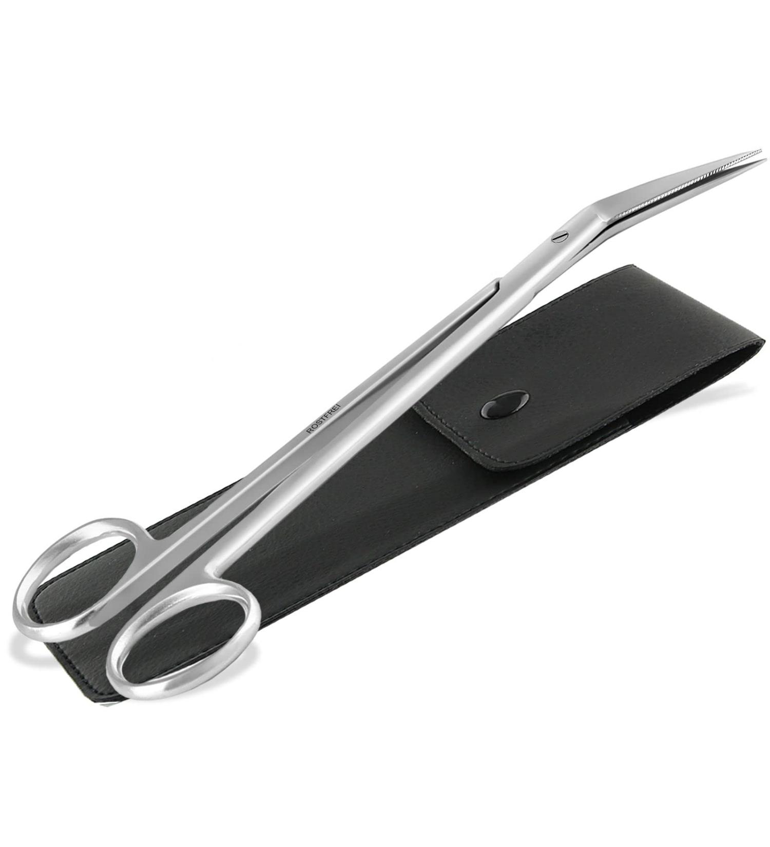 Large Long Nail Scissors for Seniors | Micro-Toothed Foot Care Set for Toenails & Fingernails (16 cm) - Pedicure Alternative to Nail Tongs - Buy Online on GoSupps.com