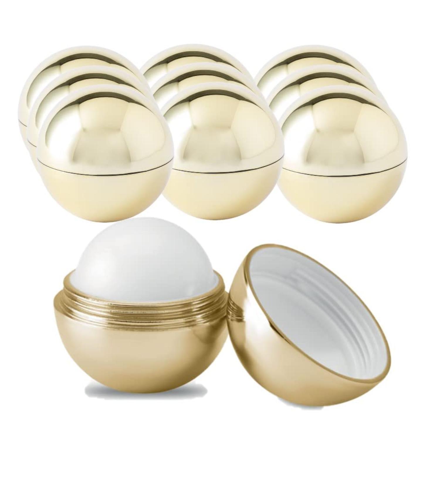  Publiclick Pack of 20 golden scented lip balms with vanilla flavor dermatologically tested perfect for wedding guests (Gold) - Buy Online on GoSupps.com