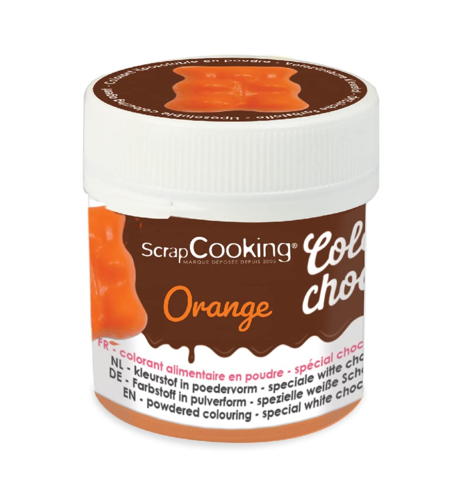 Color'choco fat-soluble Food coloring 5 g - Orange