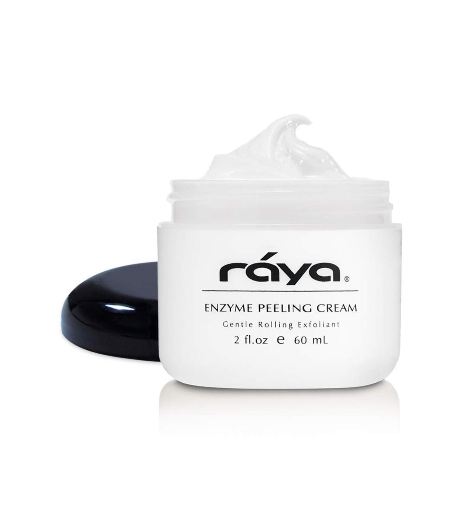 RAYA Enzyme Peeling Facial Cream - Gentle Exfoliating Treatment for Sensitive Skin | Cleanses & Improves Complexion - Shop Internationally - Buy Online on GoSupps.com