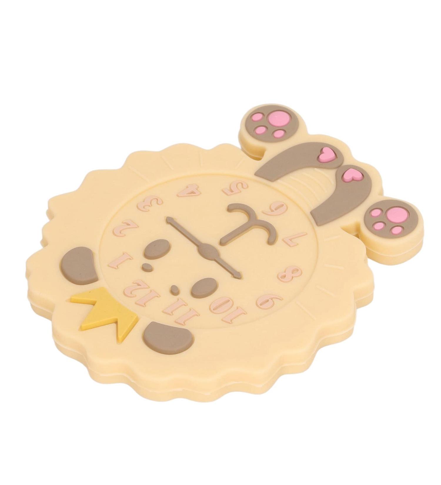 Silicone Animal Alarm Clock Baby Teether Toy for Infants - Type 3 - Buy Online on GoSupps.com