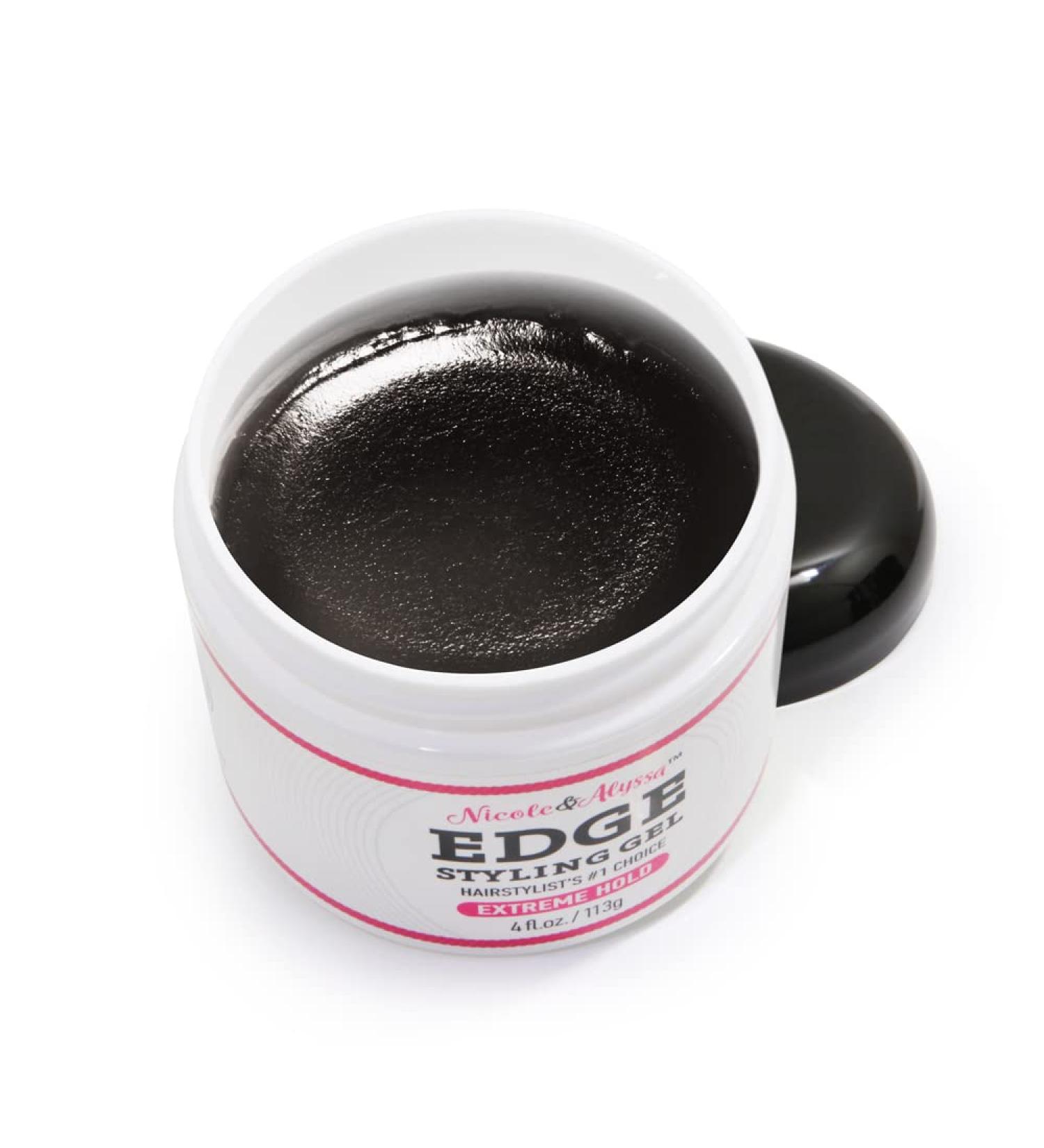 Buy Nicole & Alyssa Edge Styling Gel 4oz (Black Gel) - Best International Shipping for Perfect Styles - Buy Online on GoSupps.com