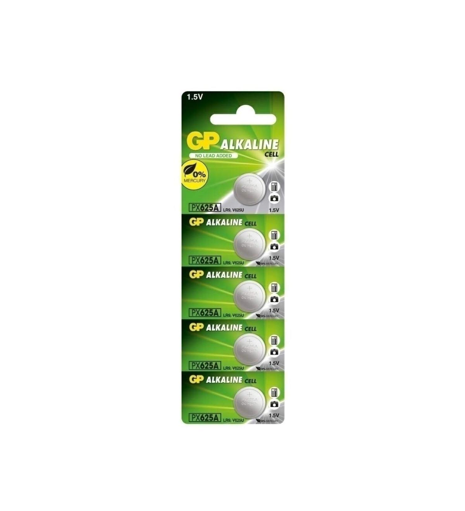 5 Batteries GP 625A PX625A V625U L1560 LR9 PX625 PX13 Battery