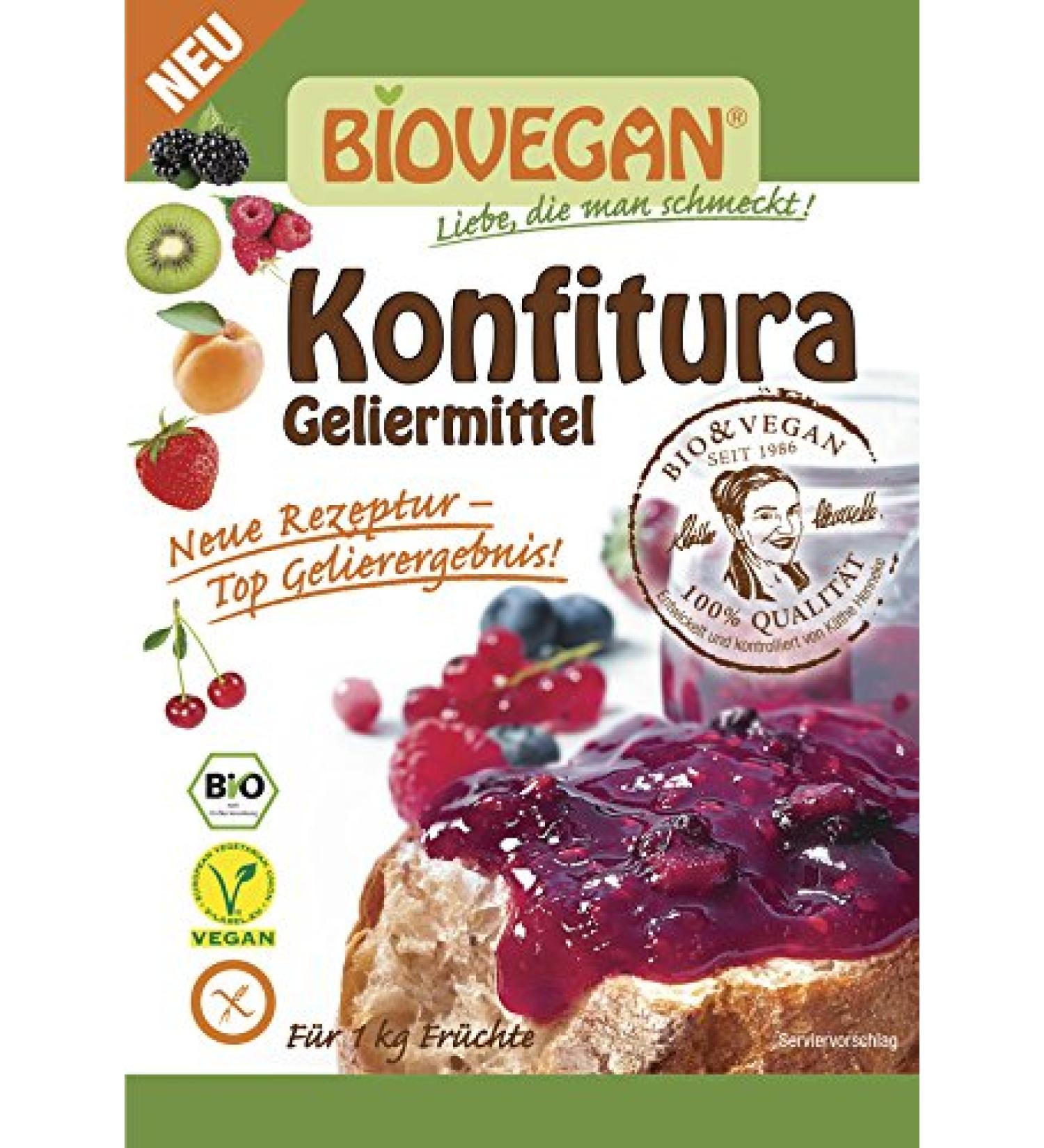 Biovegan Jam Organic Fruit Gel 1 kg 10 x 22 g