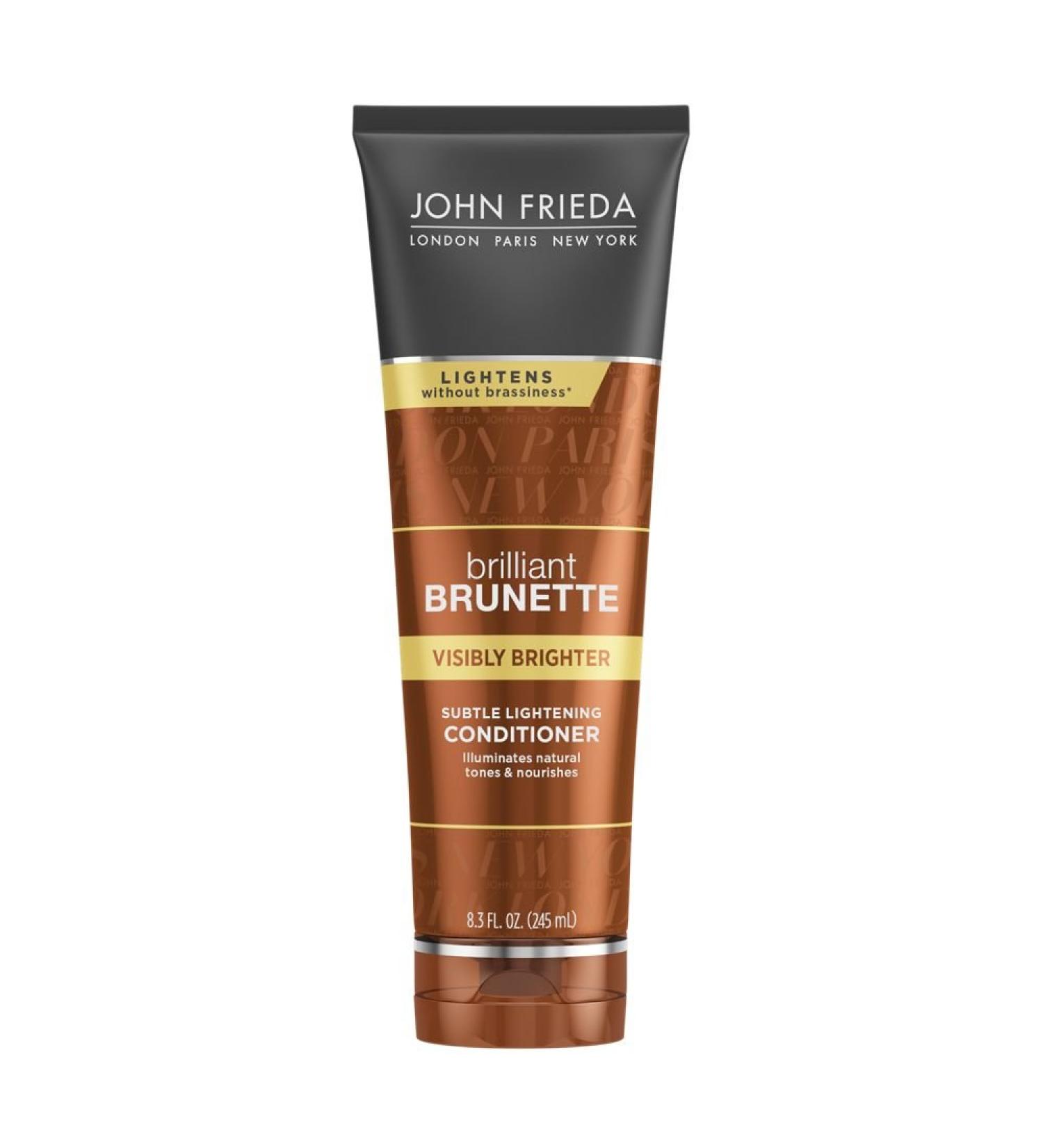 Buy John Frieda Brilliant Brunette Visibly Brighter Lightening Conditioner - 8.3 oz | International Shipping Available - Buy Online on GoSupps.com