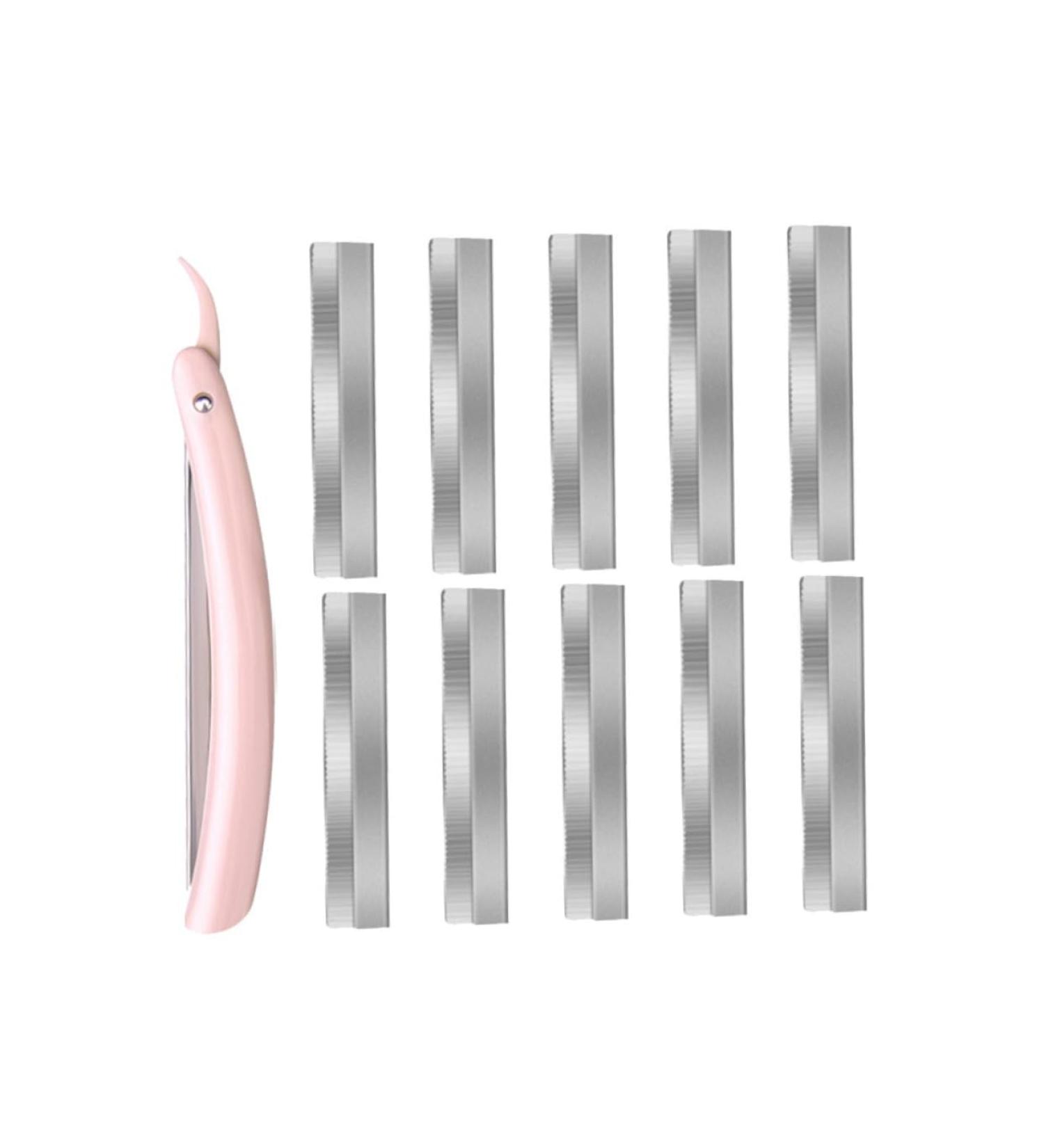 FOMIYES Folding Eyebrow Trimmer Set Stainless Steel Manscape & Body Razor for Men | Makeup Tool Kit - Buy Online on GoSupps.com