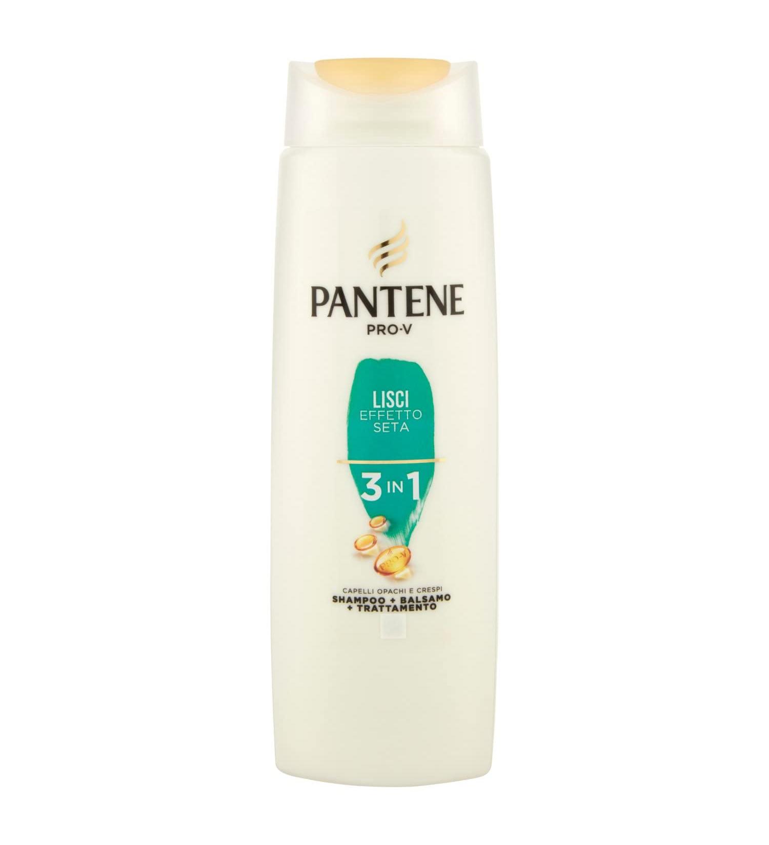 Pantene Pro-V Silk Smooth 3 in 1 Shampoo + Conditioner + Treatment 225 ml - Buy Online on GoSupps.com