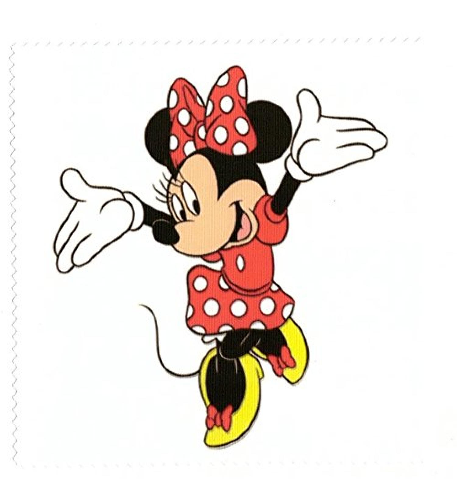 Microfibre cloth for cleaning glasses - Minnie motif - glasses cleaning cloth NEW