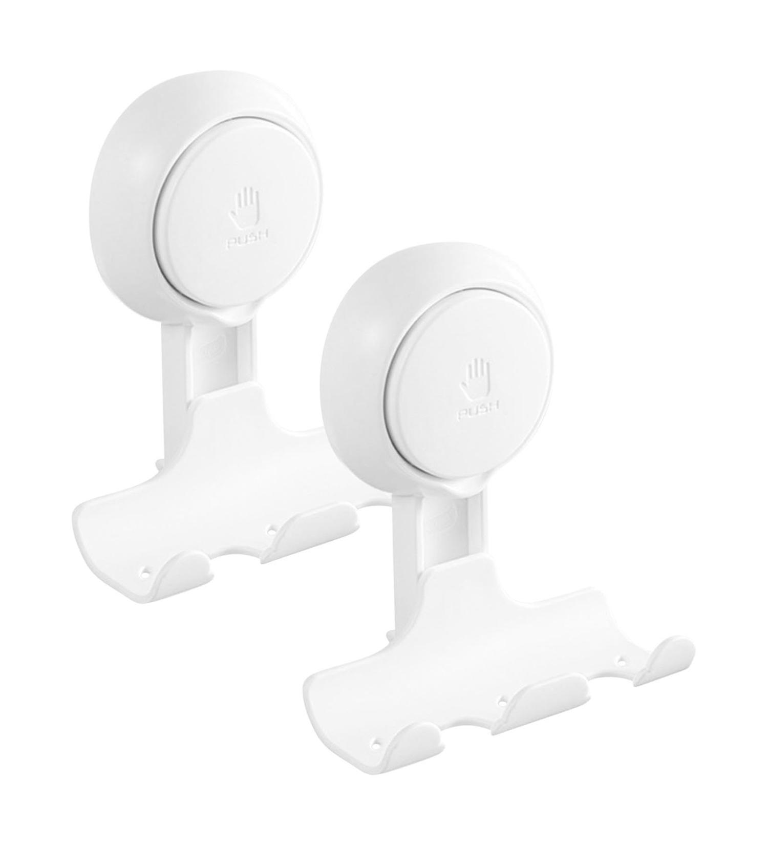 Honhoha Razor Holder Hook - Reusable Self-Adhesive Wall Hooks for Razors Towels Coats & More | Shower Carrier Suction Hooks - Buy Online on GoSupps.com