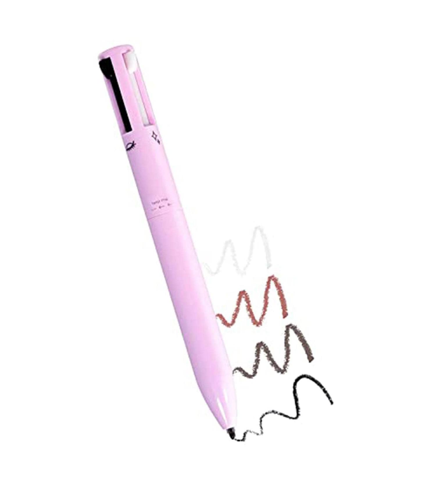Pal Makeup 4-in-1 Multi-Function Makeup Beauty Defining Highlighting Waterproof Long Lasting Eyebrow Pencil for Eyeliner Brow Lip Liner Highlighter Eye Makeup Beauty Tool - Buy Online on GoSupps.com
