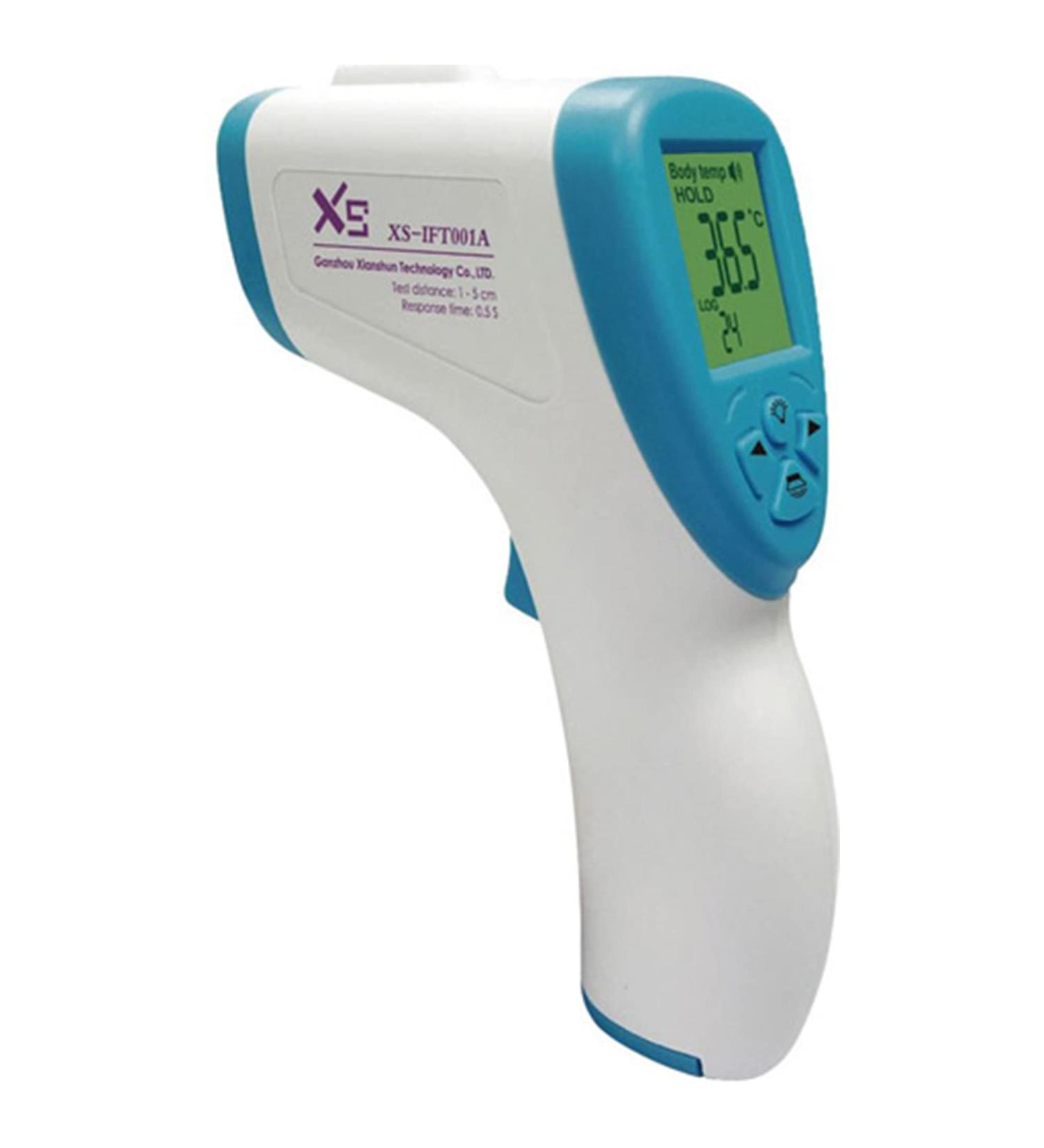 Leyf Digital Fever Thermometer - Contactless Infrared for Adults Children & Babies - LCD Display Fever Alarm 3 Color Screen - Shop Now! - Buy Online on GoSupps.com