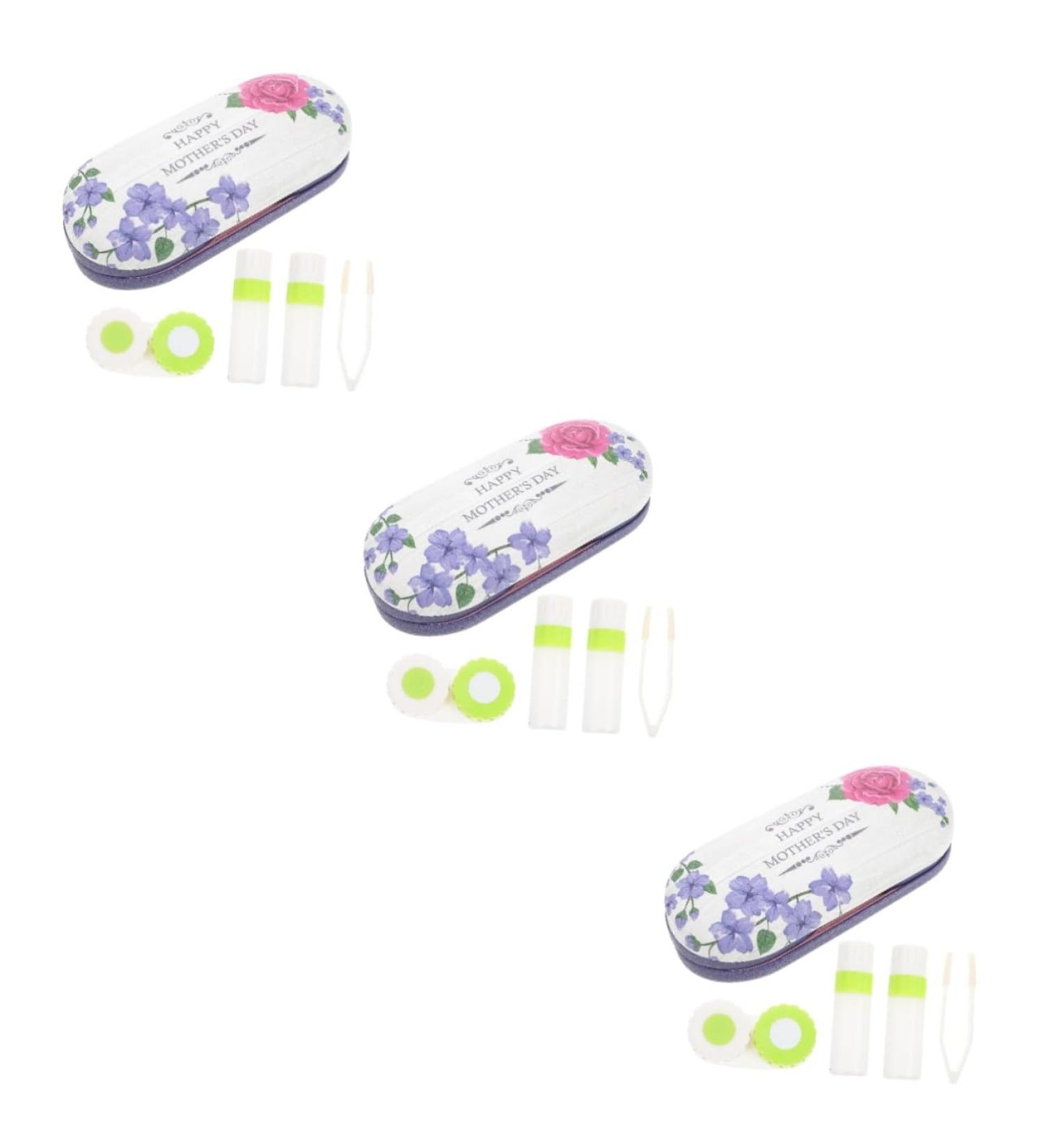 Buy Gatuida Double-Lodged Hard Shell Glasses Case & Contact Lens Kit for Kids - Travel Accessories in Violet Flocked Cloth | Durable & Stylish Protection Worldwide - Buy Online on GoSupps.com