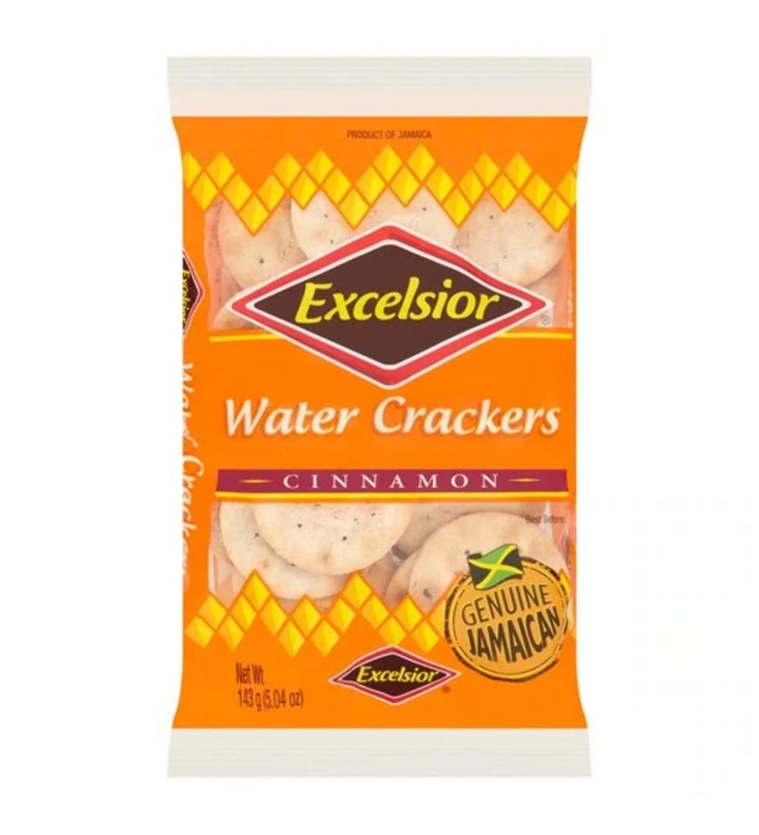 Excelsior Cinnamon Water crackers pack of 6 (six)