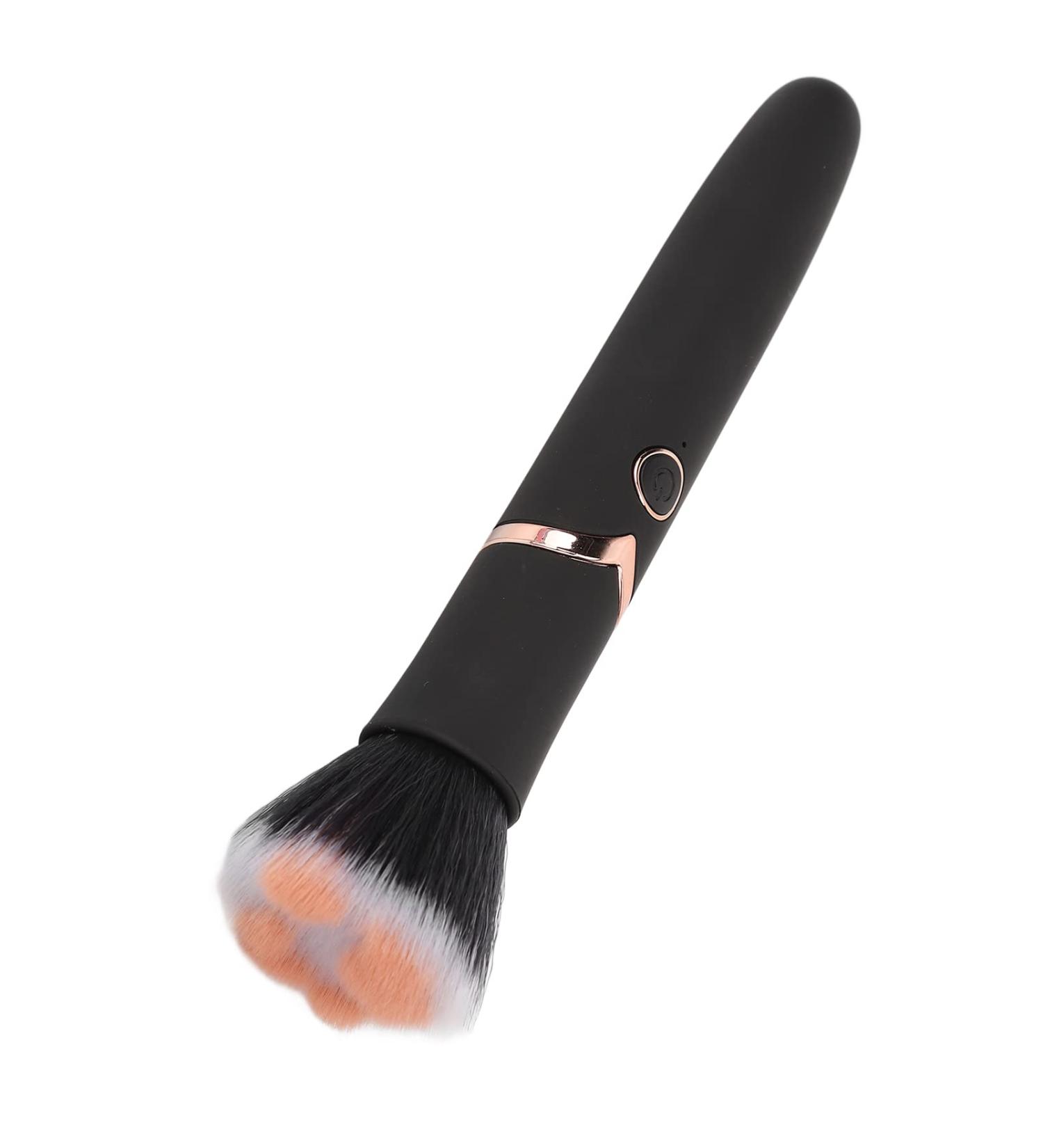 Buy Electric Makeup Brush - 10 Gears Vibration Kabuki Brush for Blush & Loose Powder | Home & Travel Use - International Shipping Available - Buy Online on GoSupps.com
