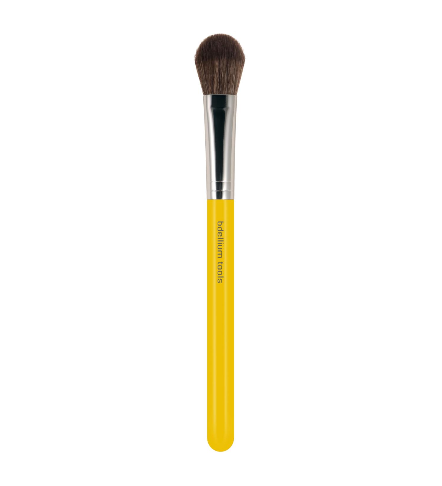 Bdellium Tools Studio Series 940 Face Blending Brush - Professional Makeup Brush for Facial Sculpting - Soft Synthetic & Natural Fibers - Yellow - 1pc - International Shipping Available - Buy Online on GoSupps.com