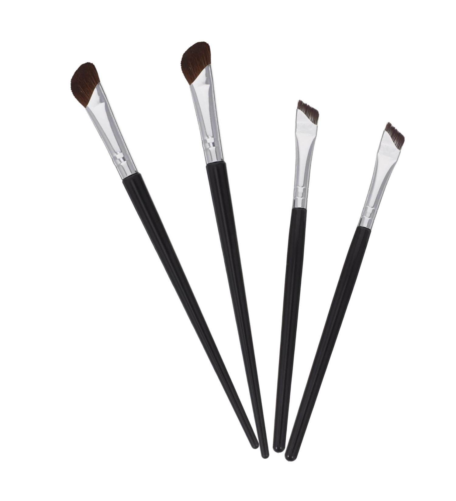 Beavorty 4 Pcs Eye Makeup Eyebrows Brush Under Eye Concealer Brush Angled Makeup Brush Eyeshadow Brush Nylon - Buy Online on GoSupps.com