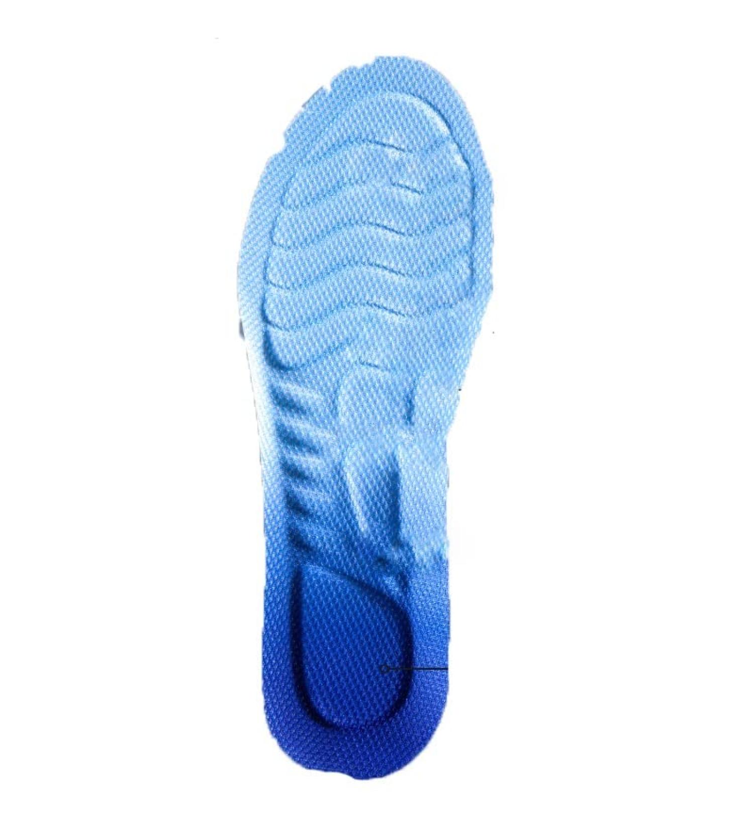 Memory Foam Orthopedic Sport Insoles - EU43-44 (270mm) | Shock-Absorbent & Breathable Cushion for Running Shoes - Buy Online on GoSupps.com
