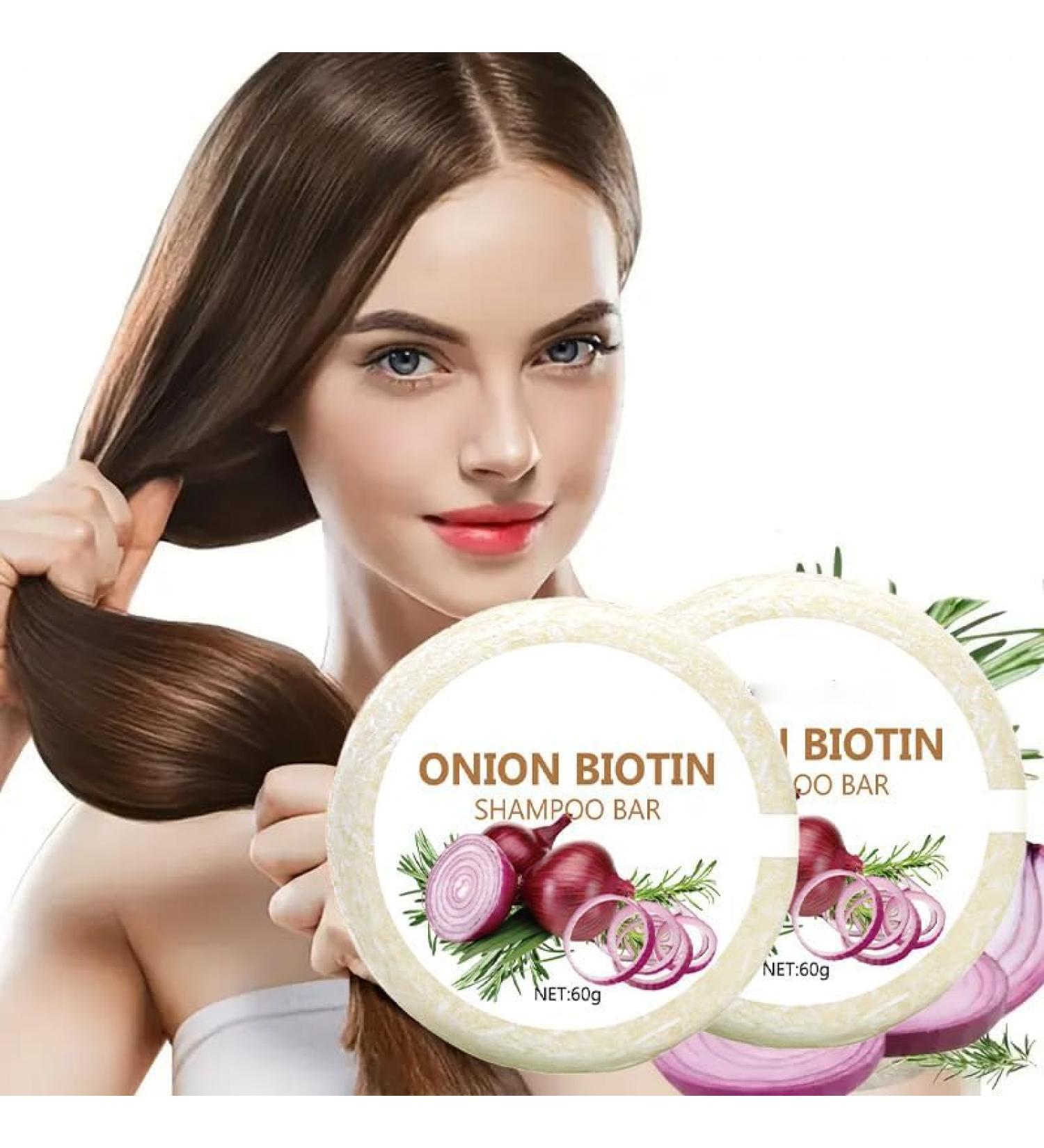  Lonnalee Onion Biotin Shampoo Bar Onion Rosemary Shampoo Soap Nourishing Purifying Onion Biotin Shampoo Soap Moisturizing Onion Rosemary Shampoo Hair Soap Bars - Buy Online on GoSupps.com