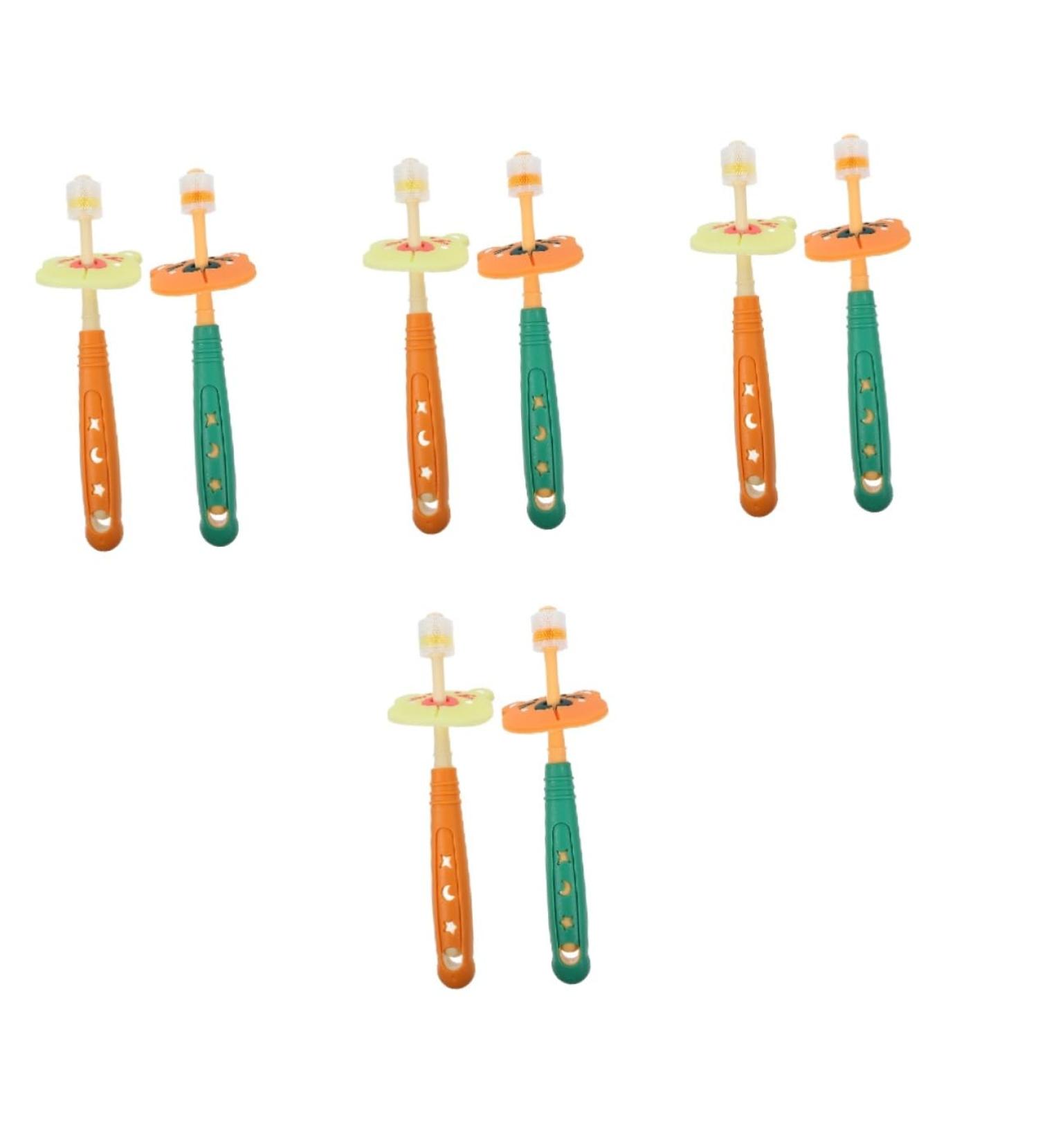 JECOMPRIS 8 Pack Baby Toothbrush - Gentle Oral Care for Infants & Kids | Manual Travel Toothbrush for Babies - Buy Online on GoSupps.com